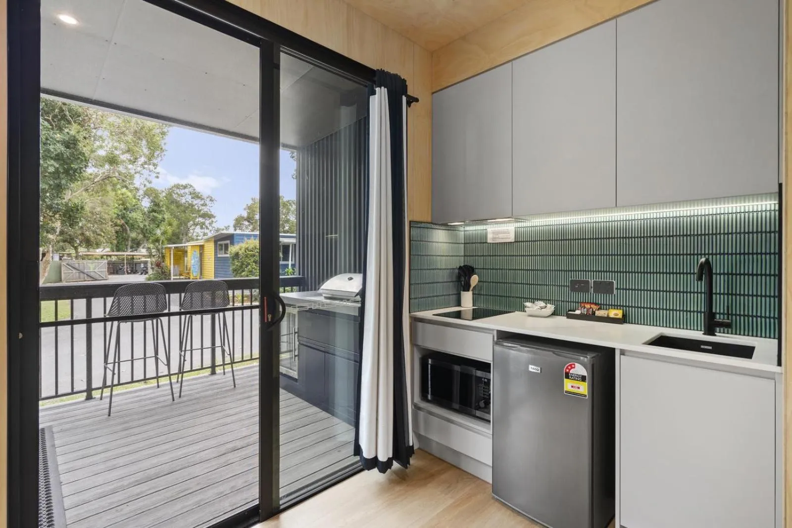 kitchen in Ingenia Holidays Byron Bay