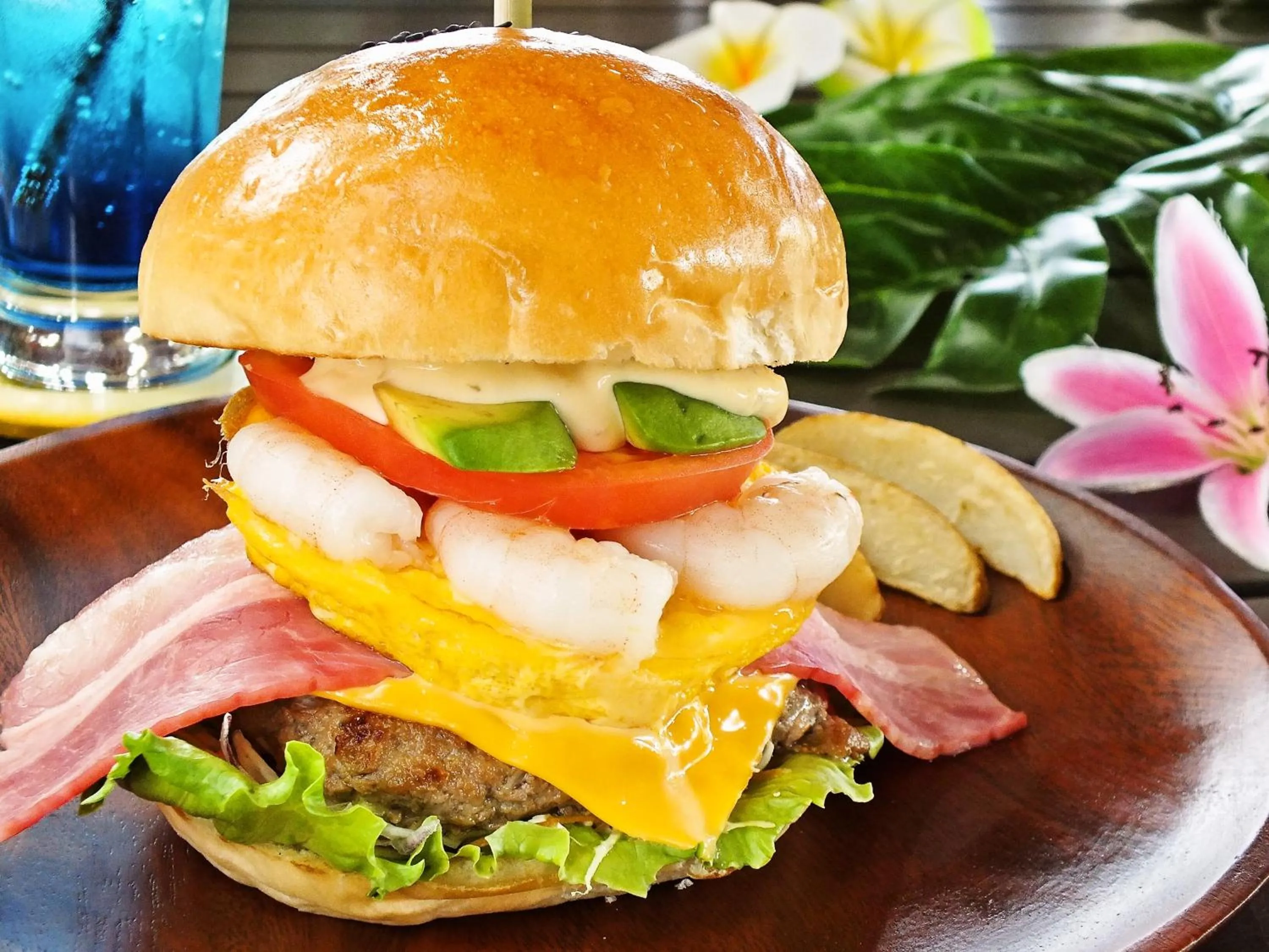 Food close-up in Ma-Blue Garden House