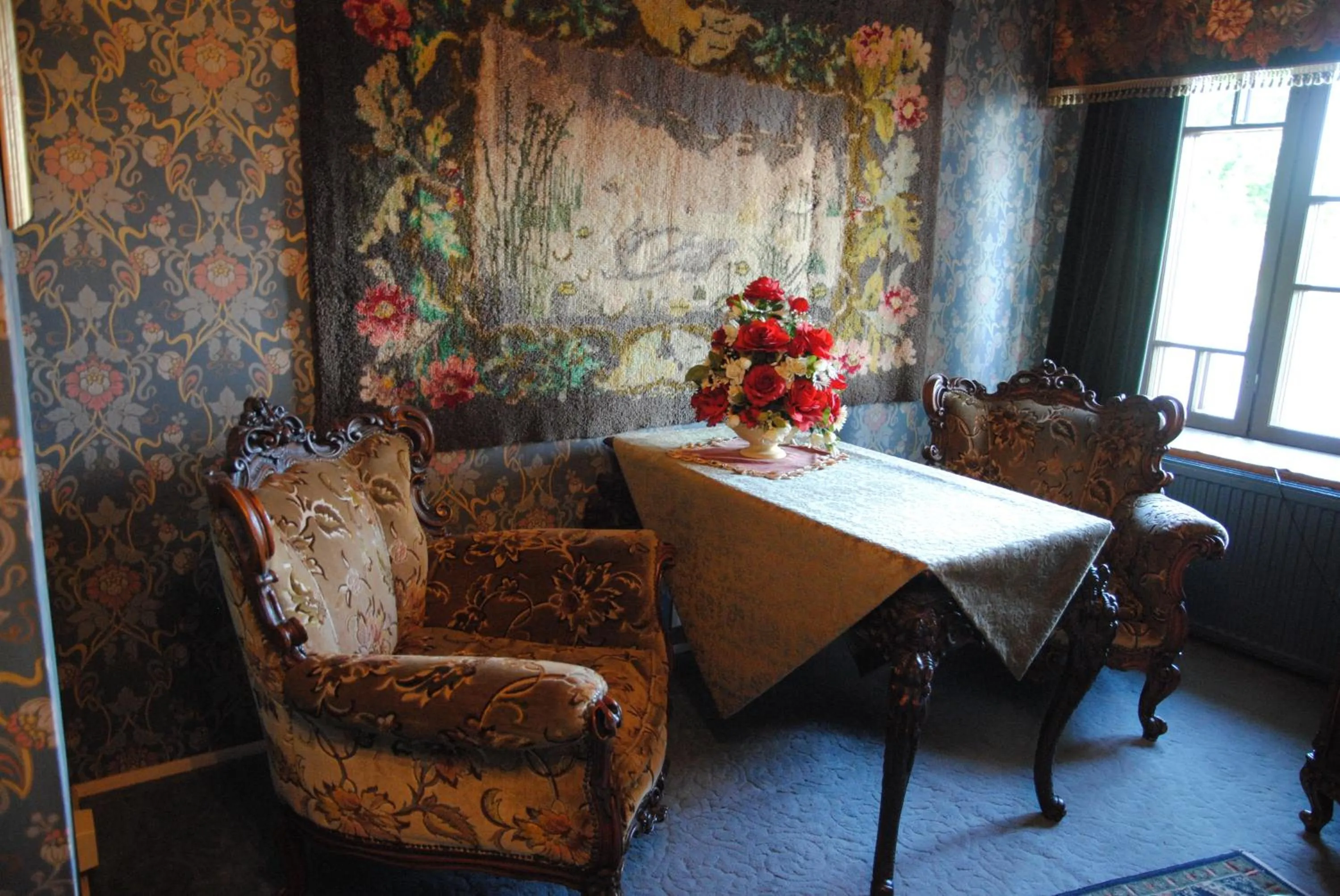 Decorative detail in Hotel Villa Antonius