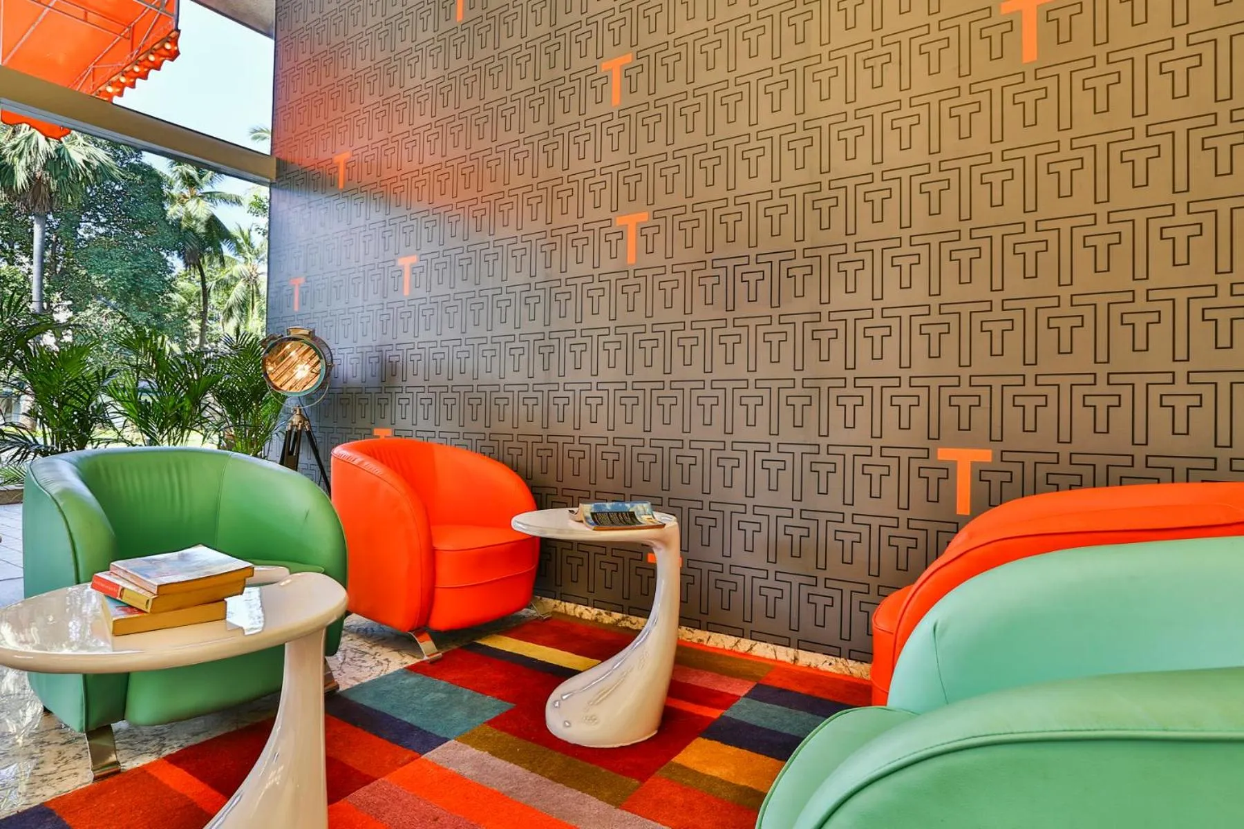 Library in T24 Residency Mumbai International Airport Hotel