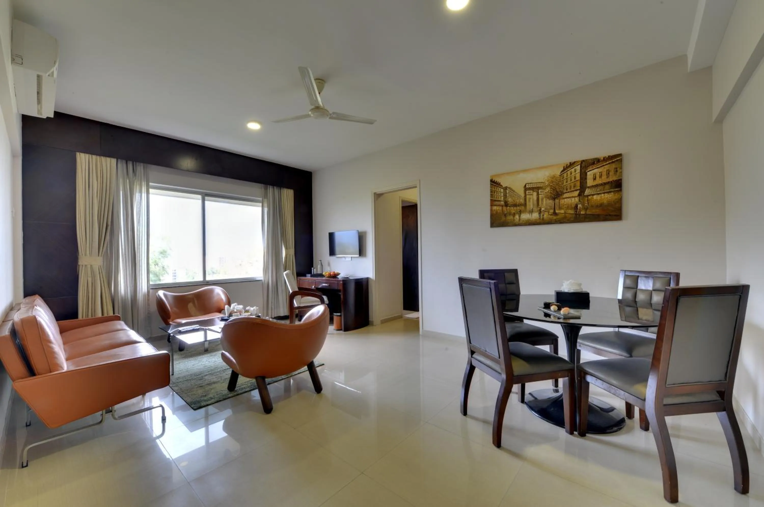 Living room in The Fern Residency, Vadgaon - Talegaon, Pune
