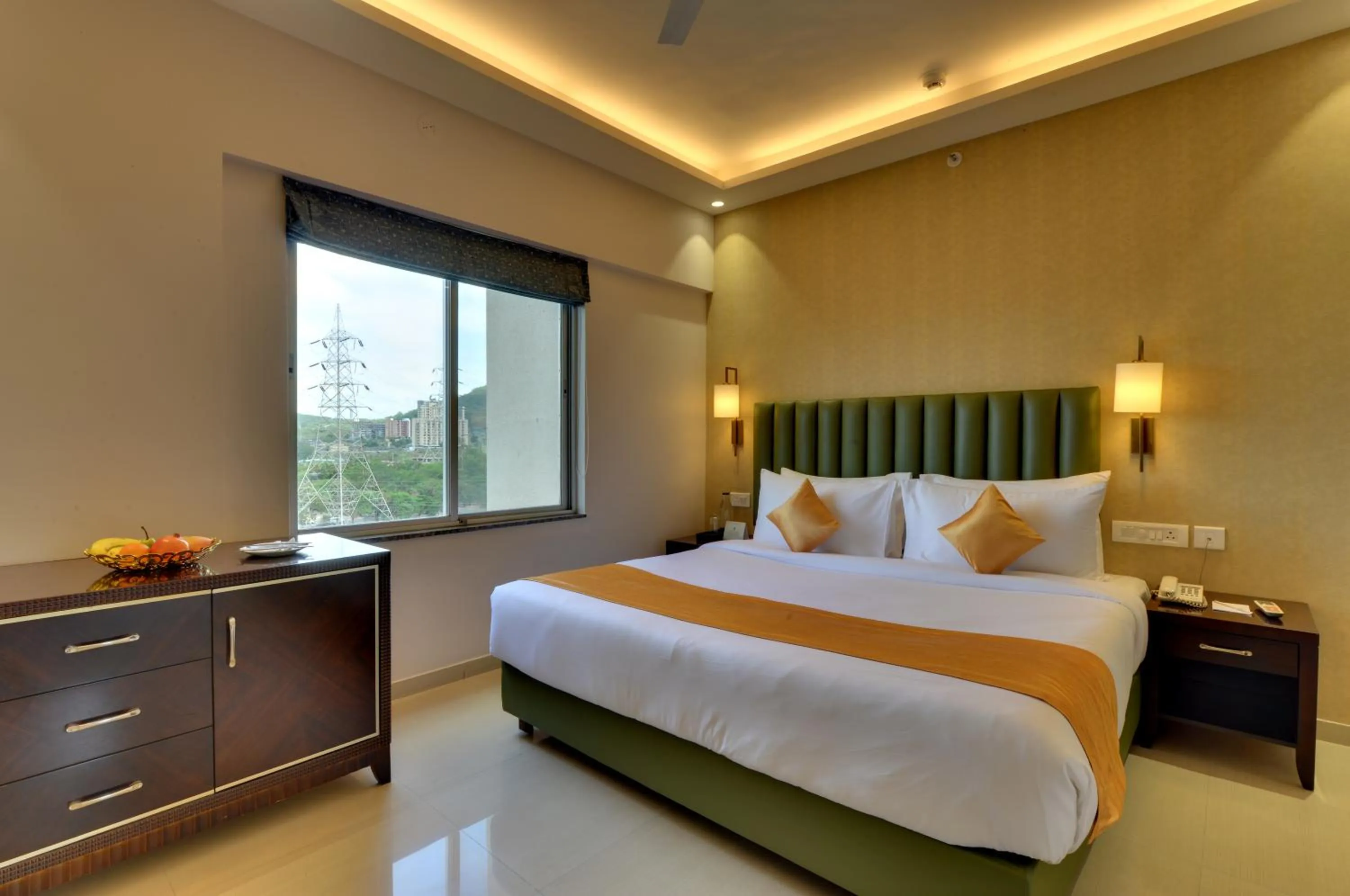 Bedroom, Bed in The Fern Residency, Vadgaon - Talegaon, Pune