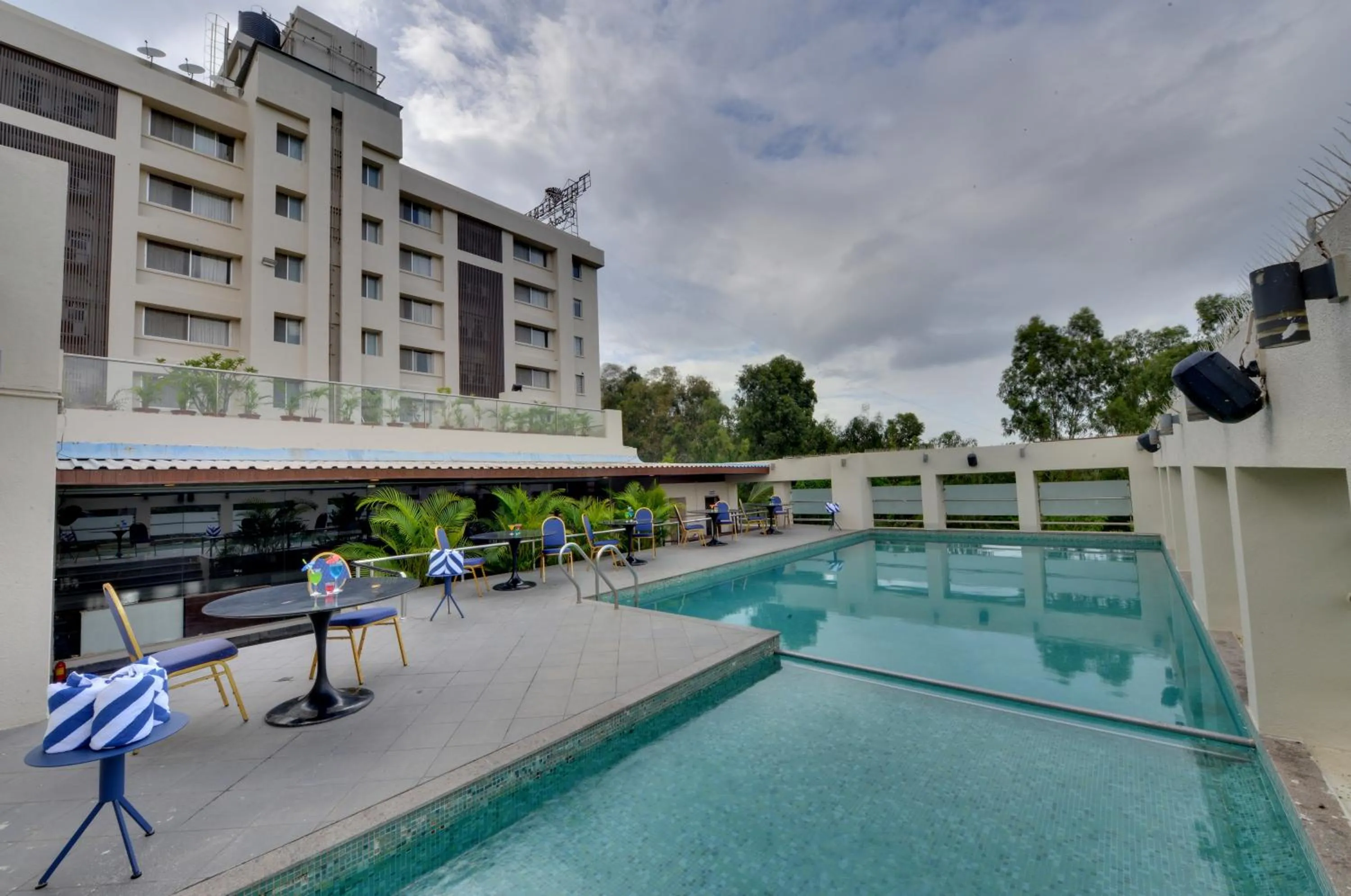 Pool view in The Fern Residency, Vadgaon - Talegaon, Pune