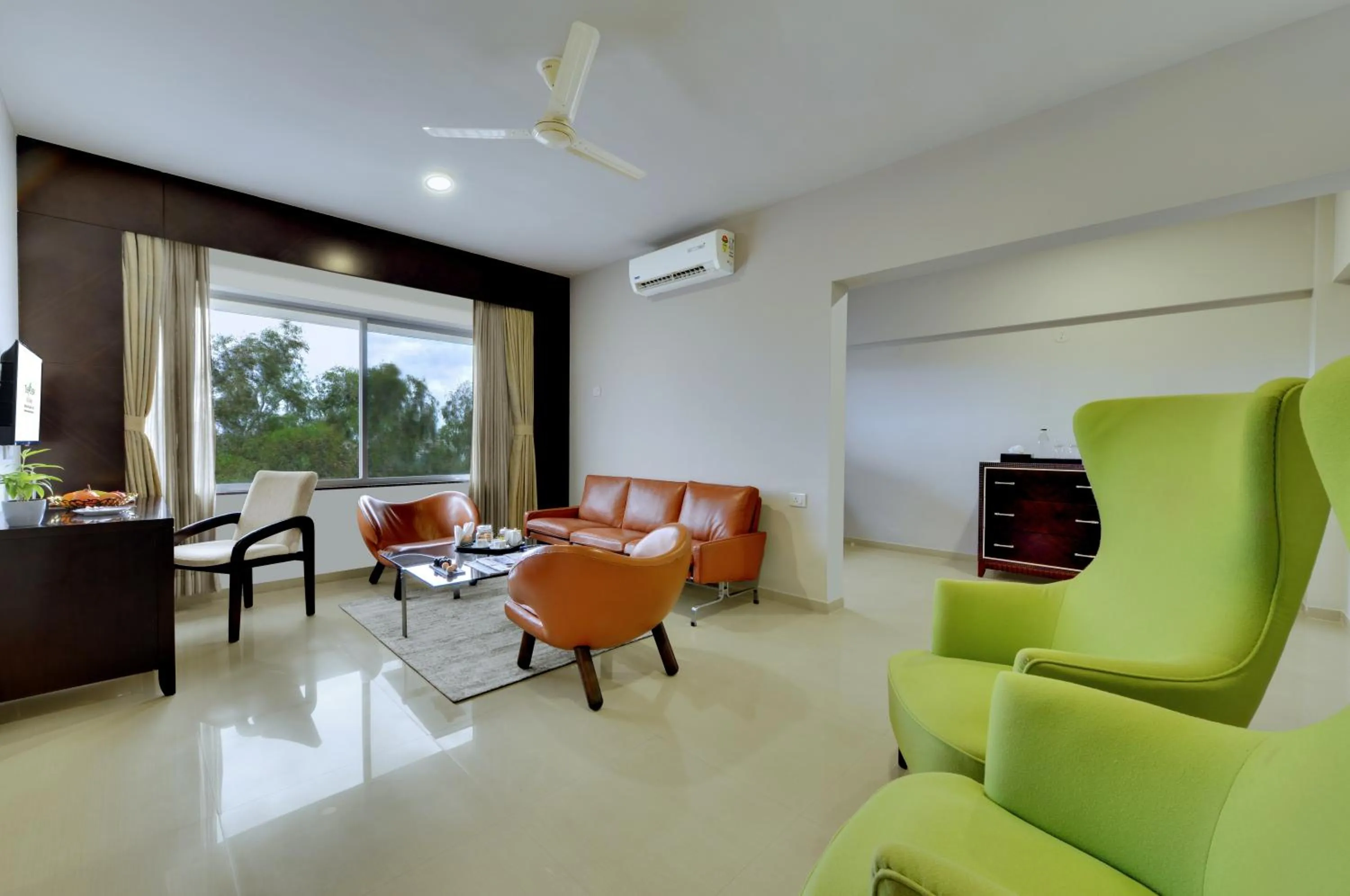 Living room in The Fern Residency, Vadgaon - Talegaon, Pune