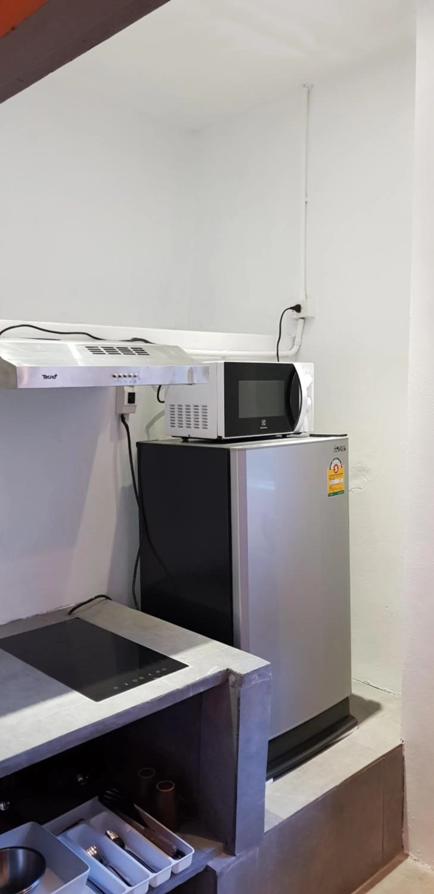 Kitchen or kitchenette in Samui Beach Residence Hotel