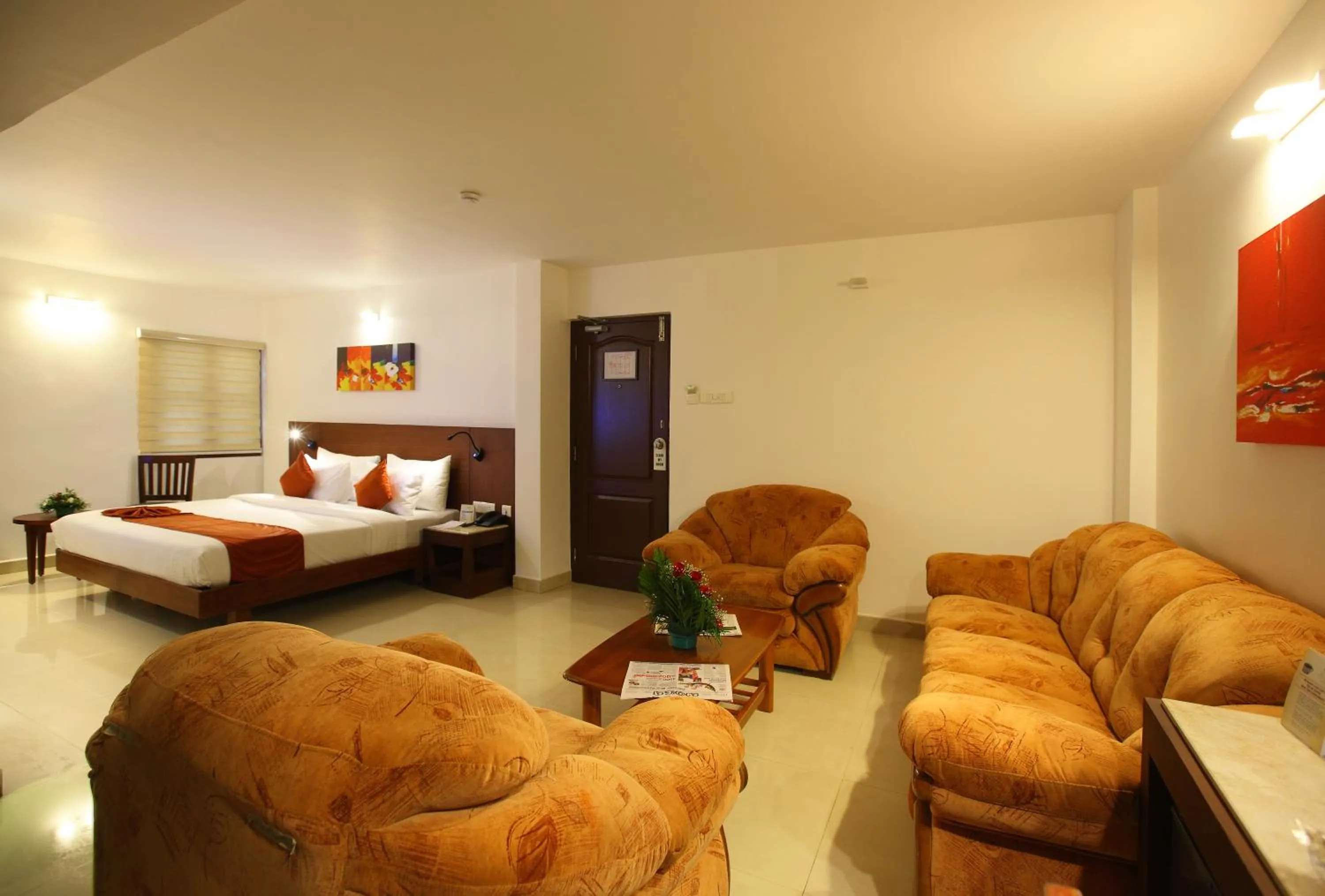 Bed in Park Residency Luxury Business Hotel