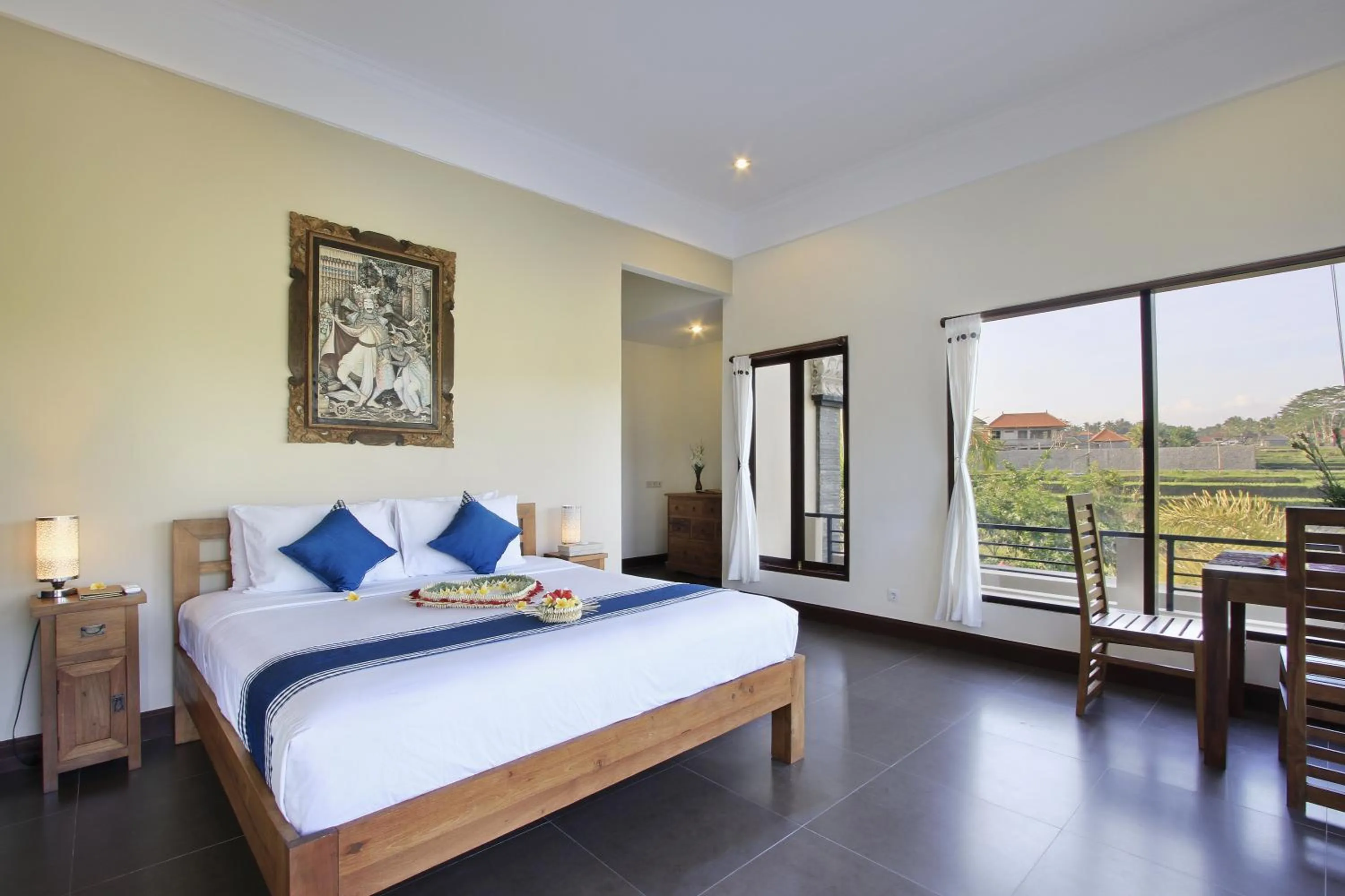 Patio, Bed in Nang Ade Villa by GenuineHost