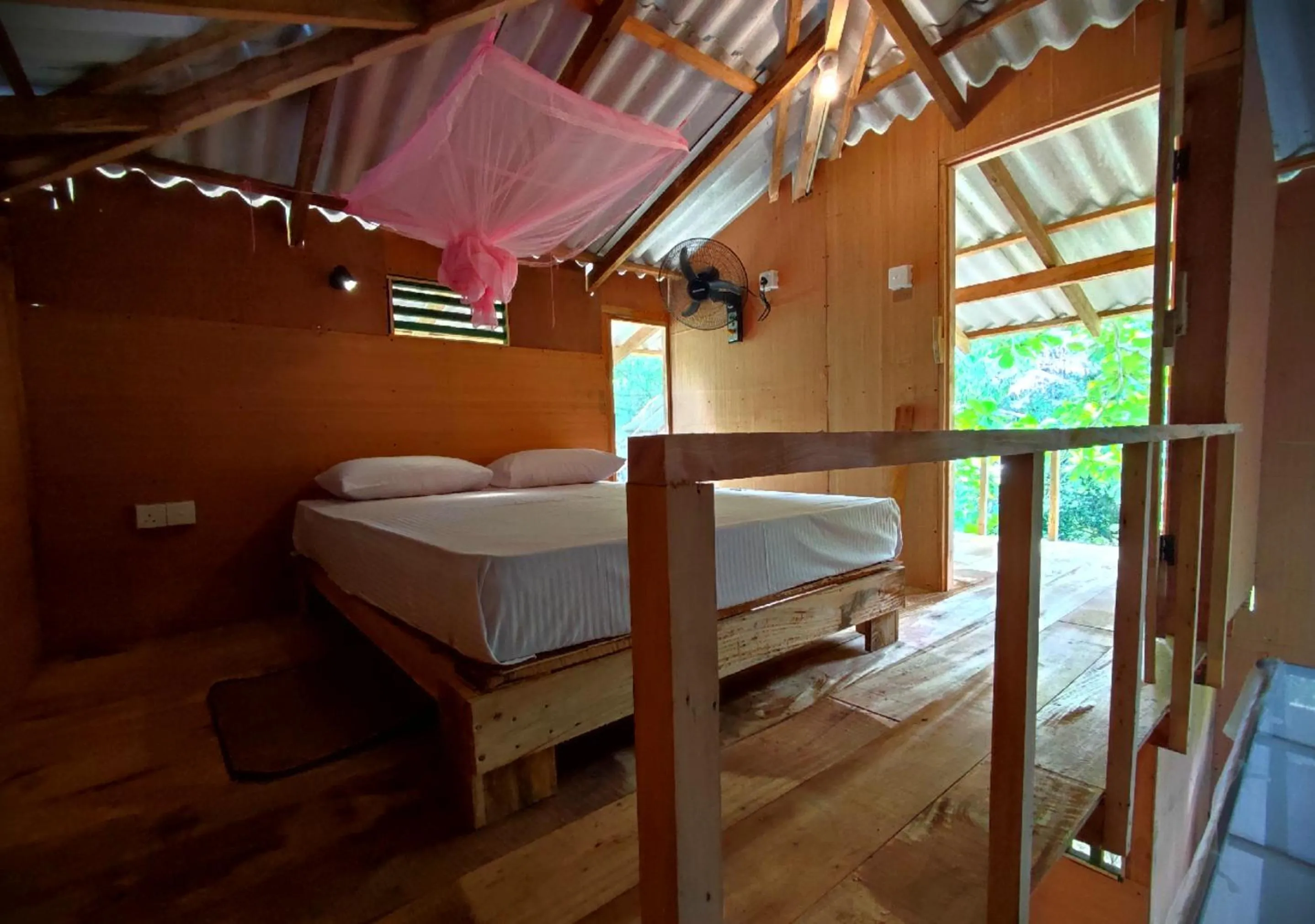 Photo of the whole room, Bed in Sigiriya River Side Villa