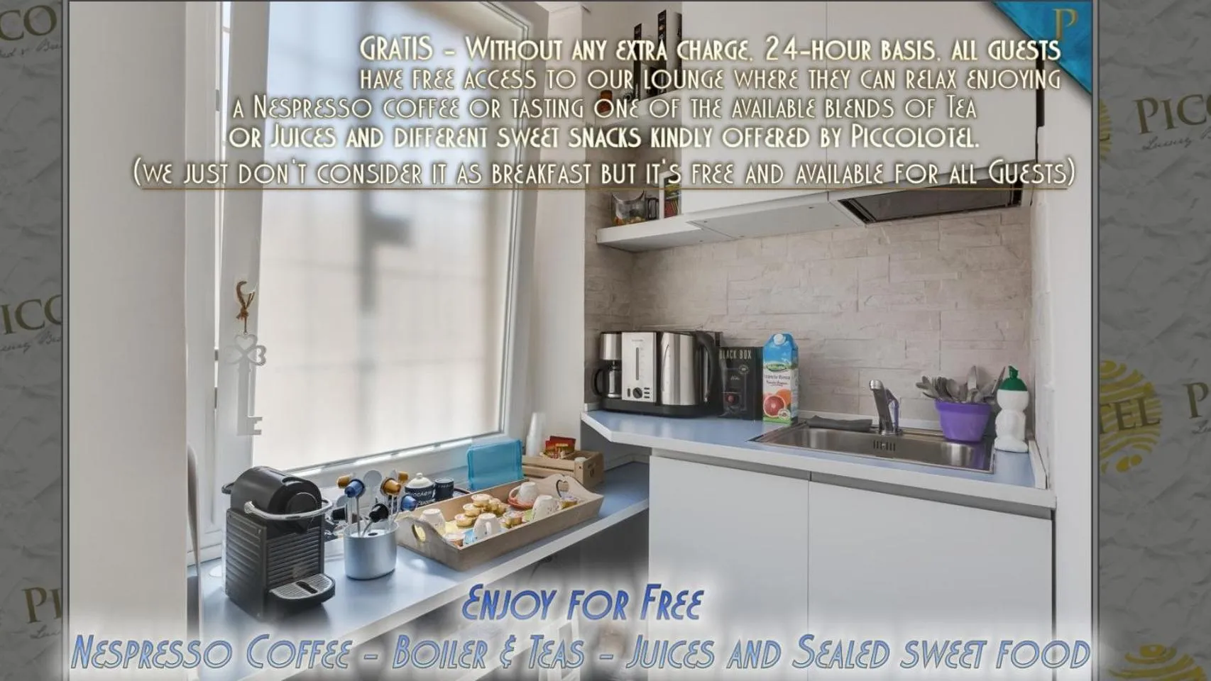 Kitchen or kitchenette in Piccolotel