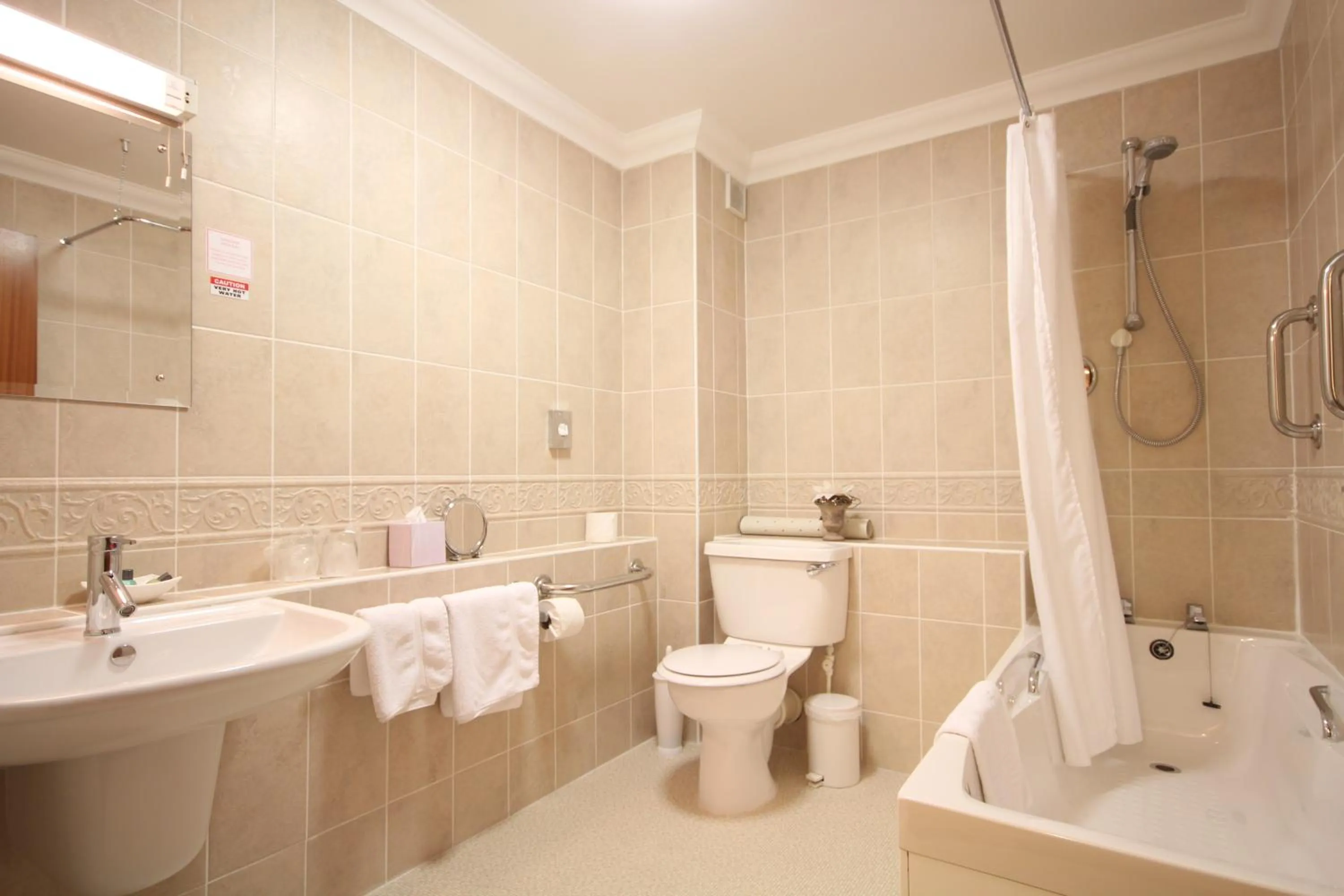 Bathroom in Strathburn Hotel Inverurie by Compass Hospitality
