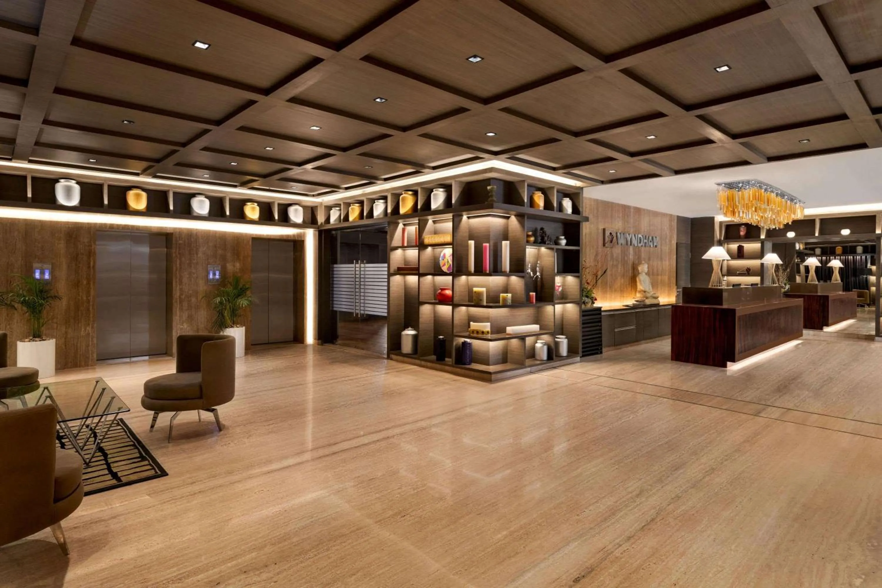 Lobby or reception in Wyndham Ahmedabad Shela