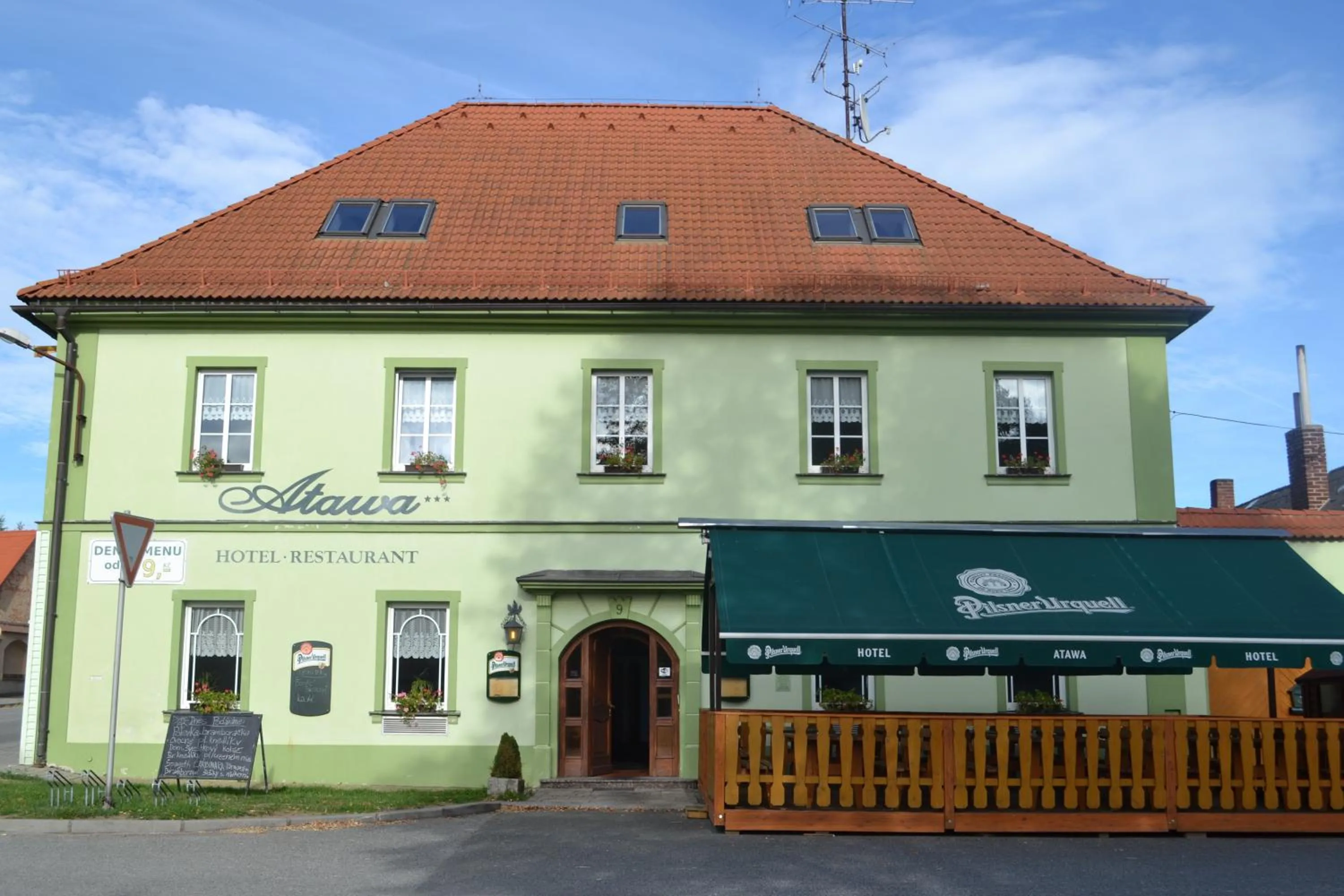 Facade/entrance in Hotel Atawa
