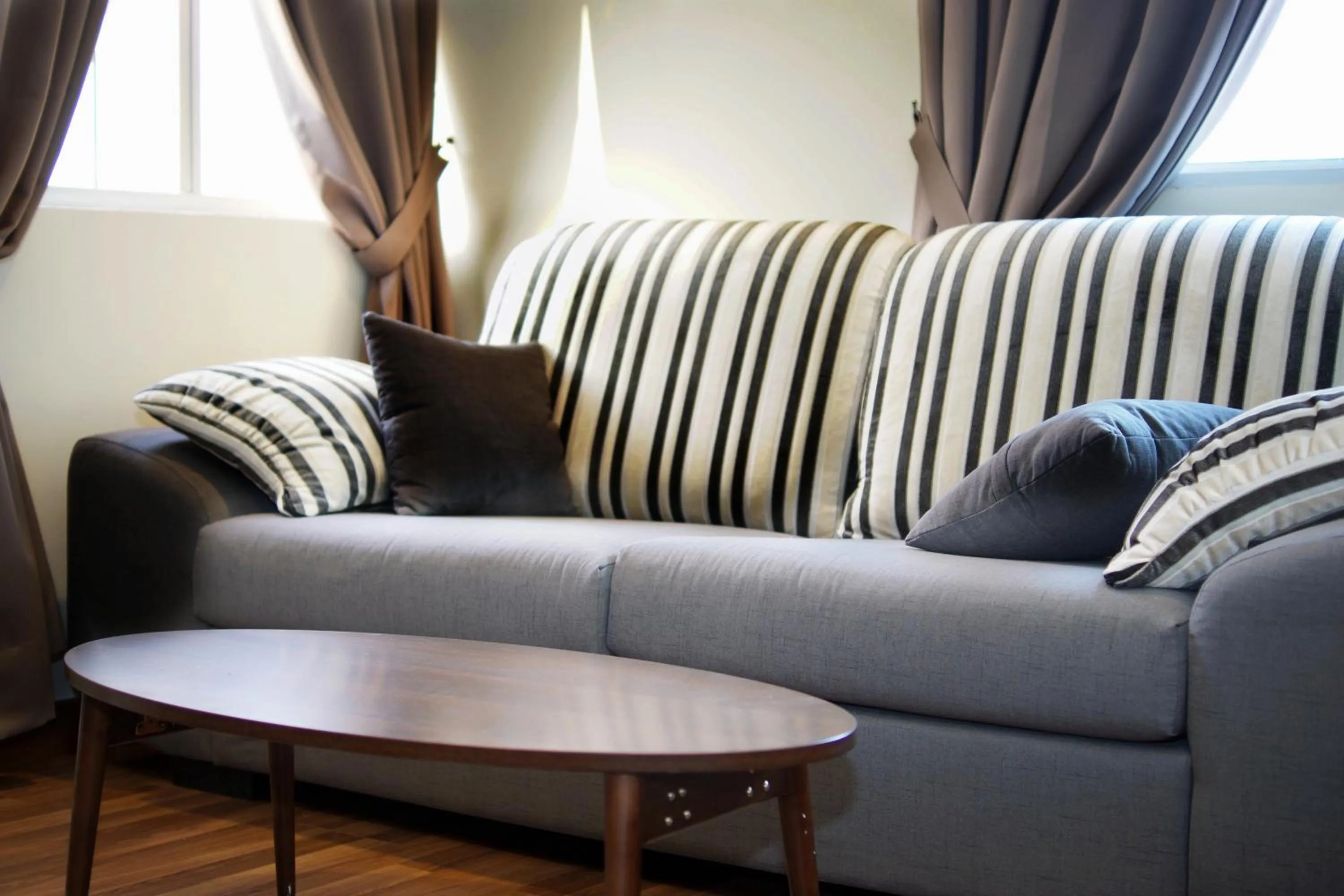 Seating area in Good Luck Inn