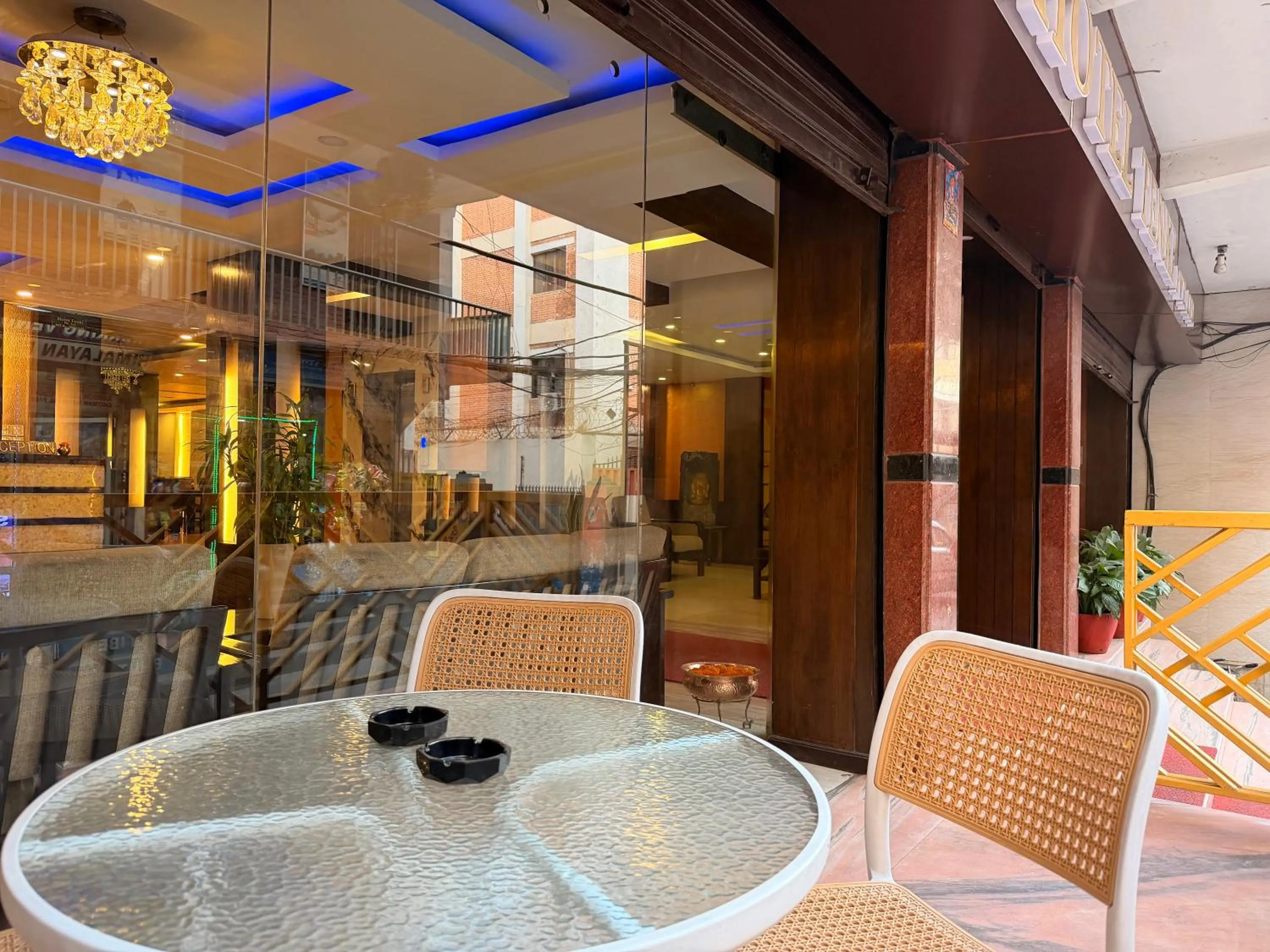 Patio in Hotel Tenki Kathmandu