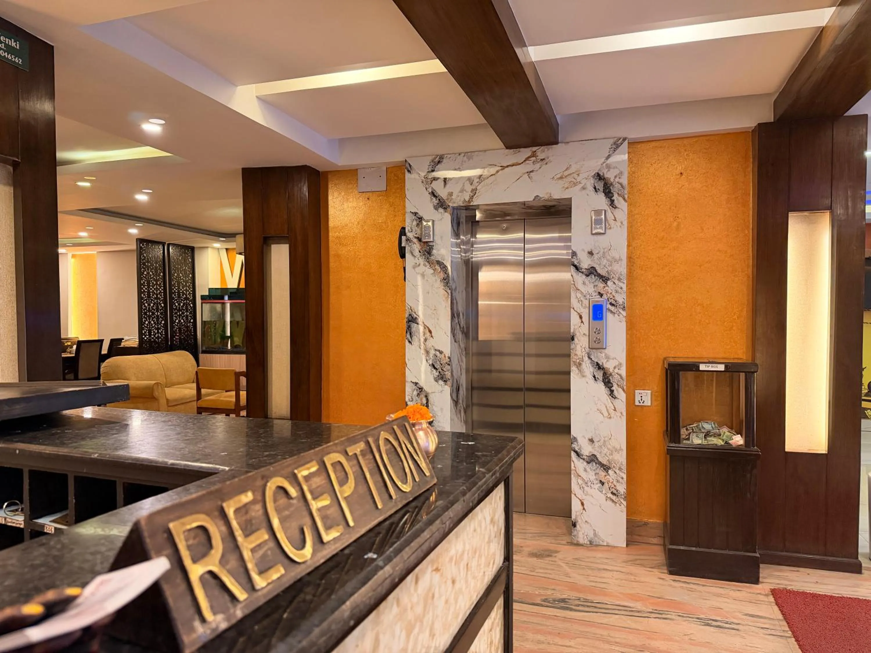 Lobby or reception in Hotel Tenki Kathmandu