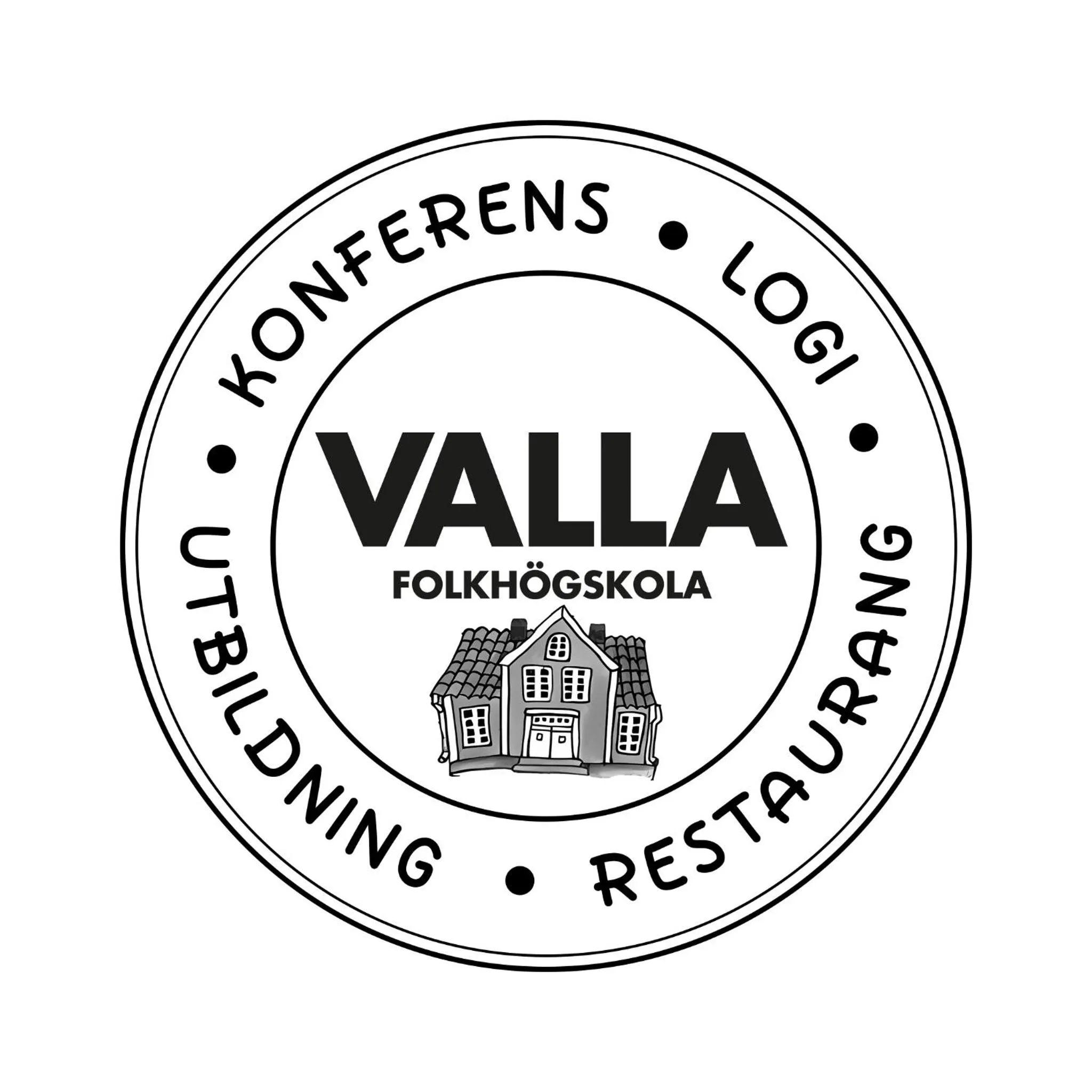 Property building in Valla Folkhögskola