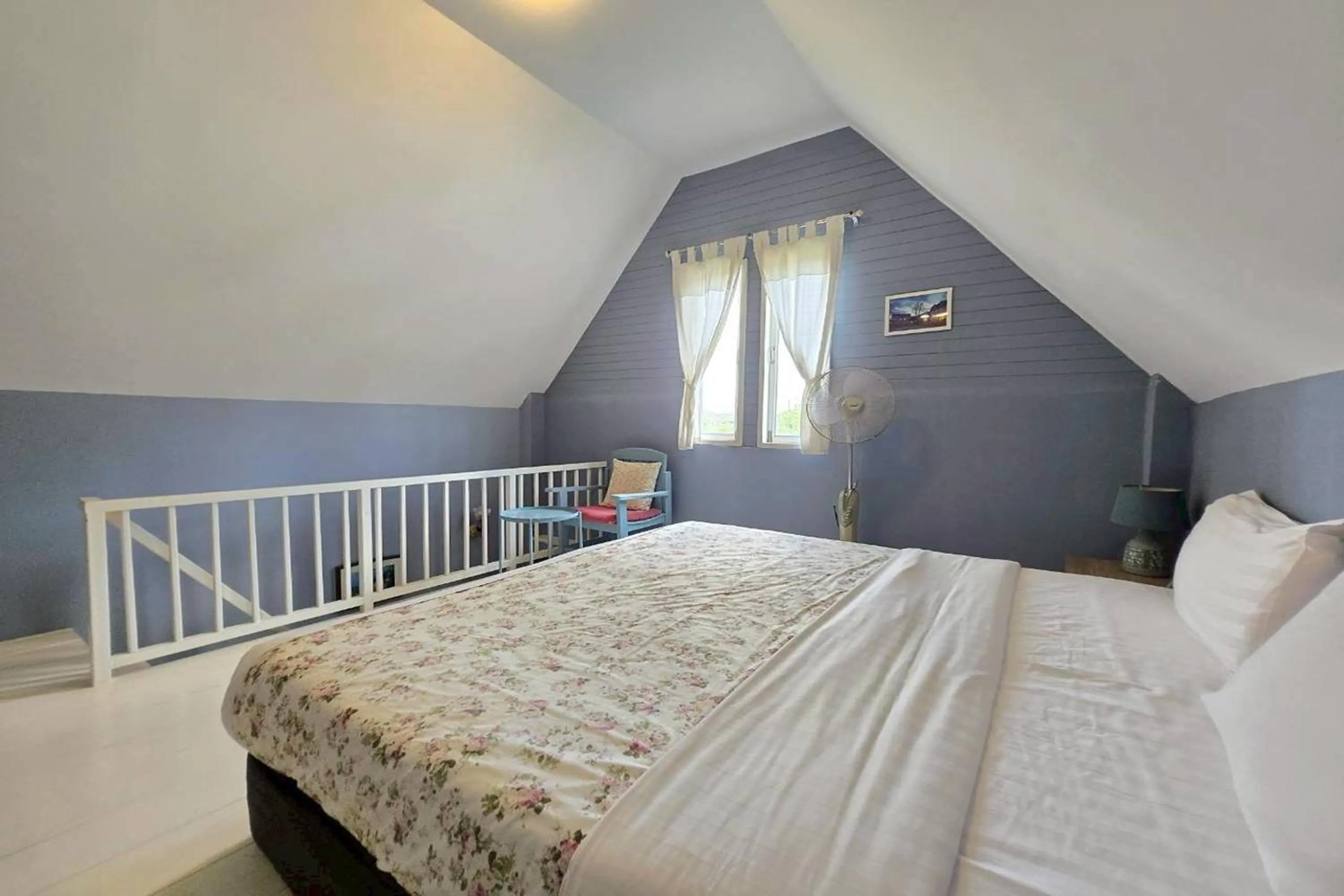 Bed in Doi Tung View Resort