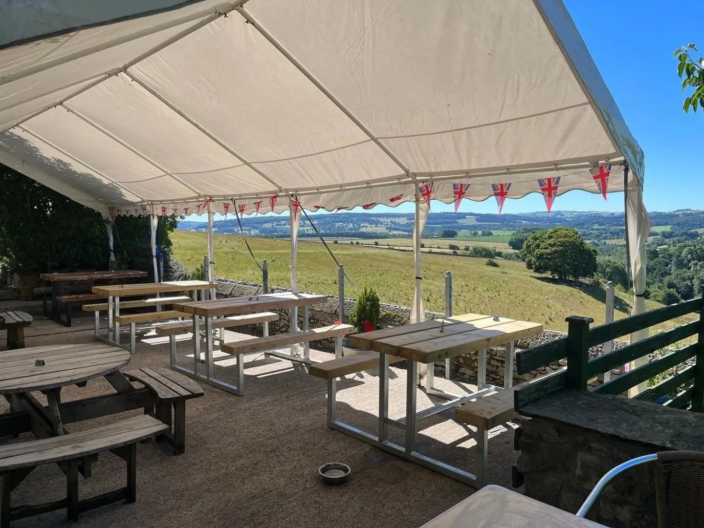 Patio in Lathkil Hotel