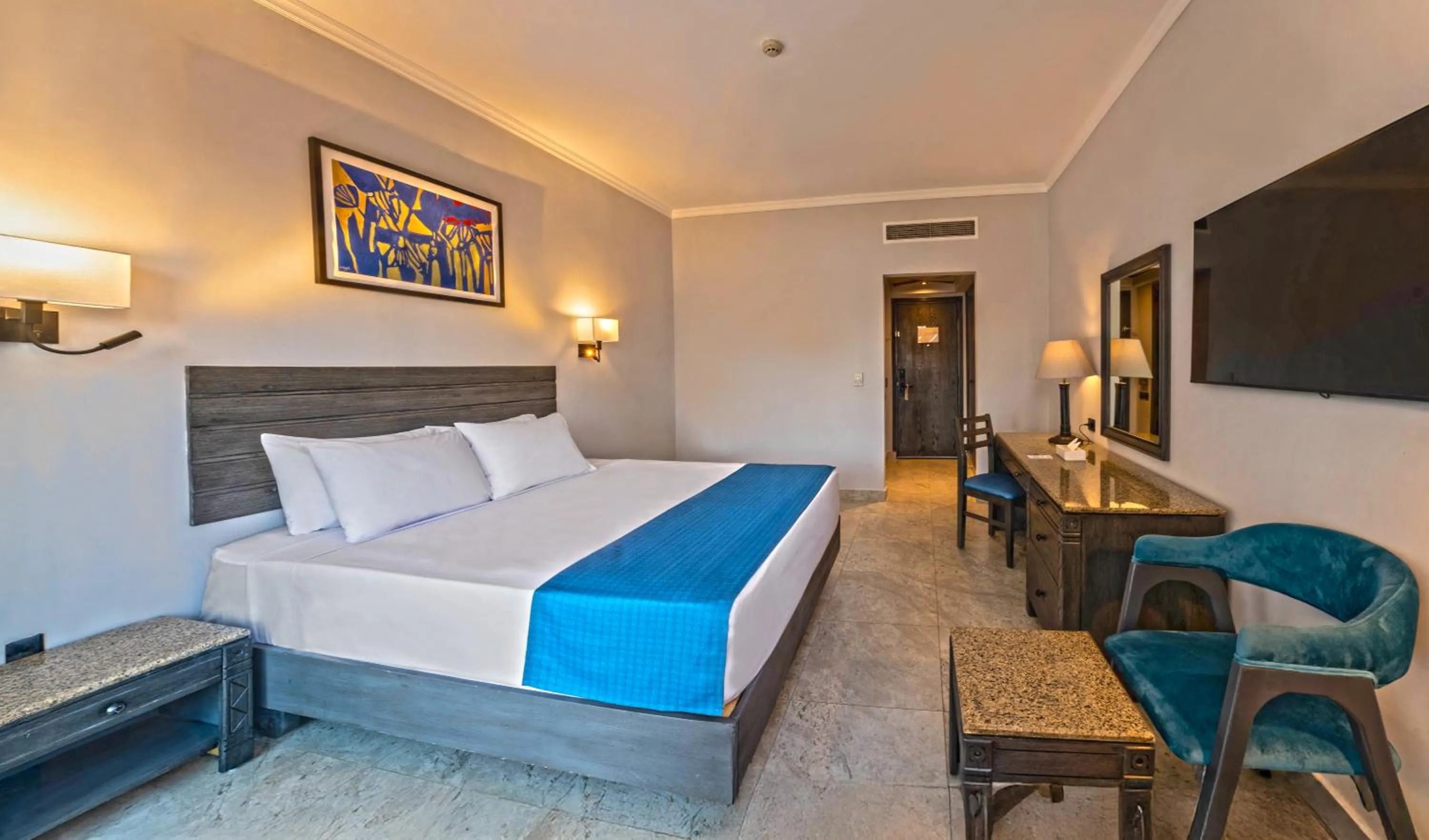 Bedroom, Bed in Invidia Coral Beach Tiran