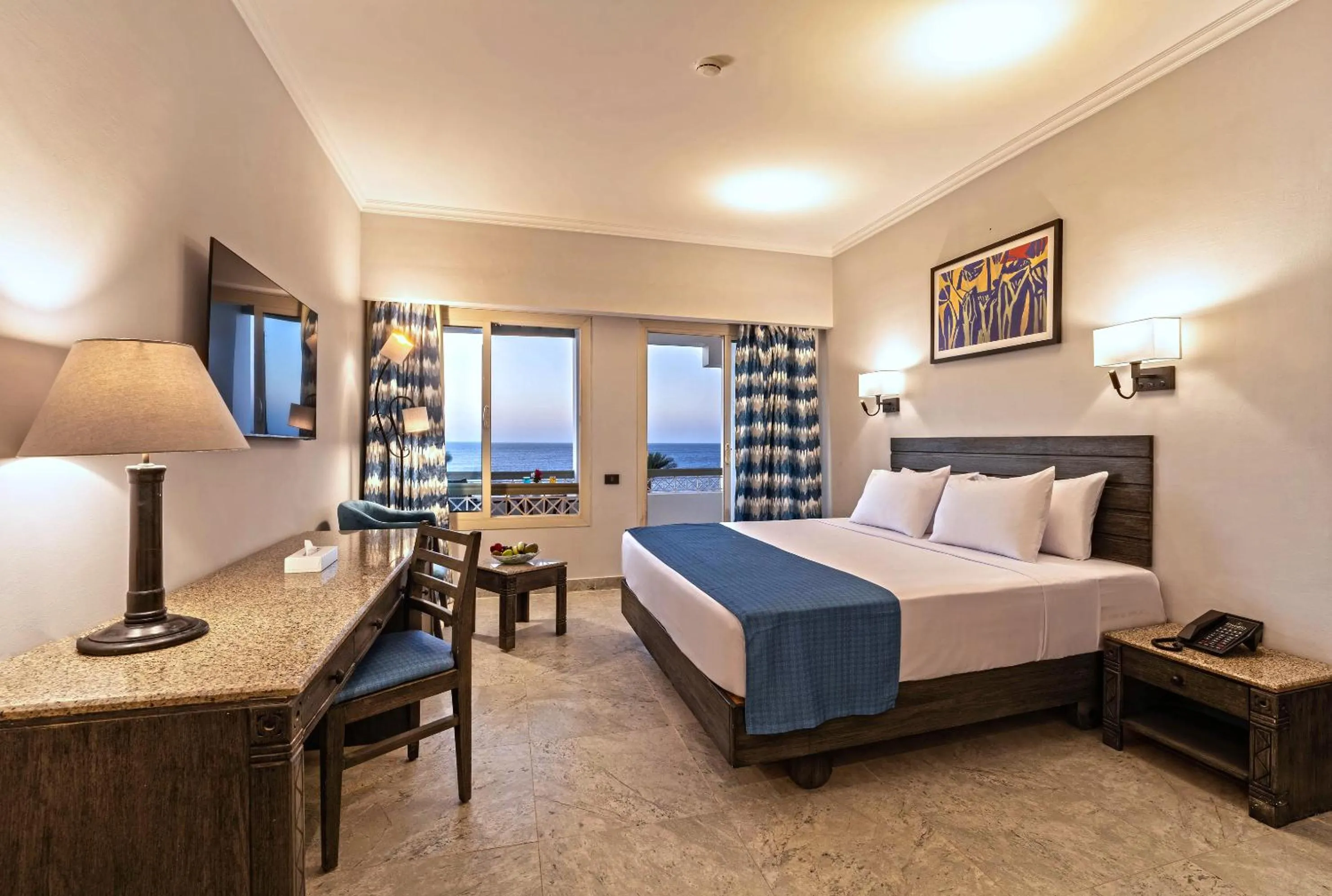 Bedroom, Bed in Invidia Coral Beach Tiran