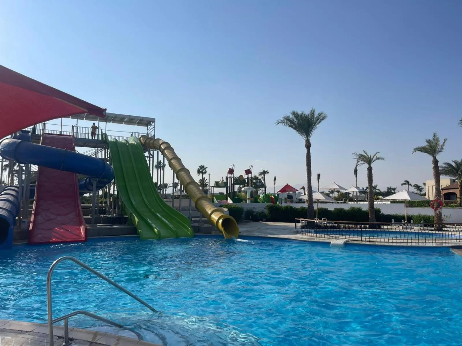 Aqua park in Invidia Coral Beach Tiran