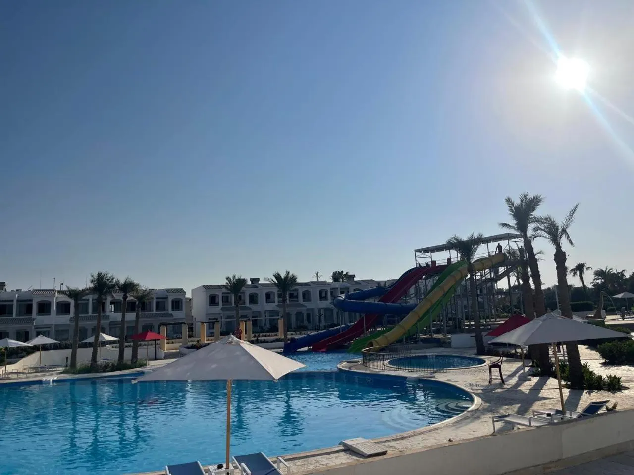 Aqua park in Invidia Coral Beach Tiran