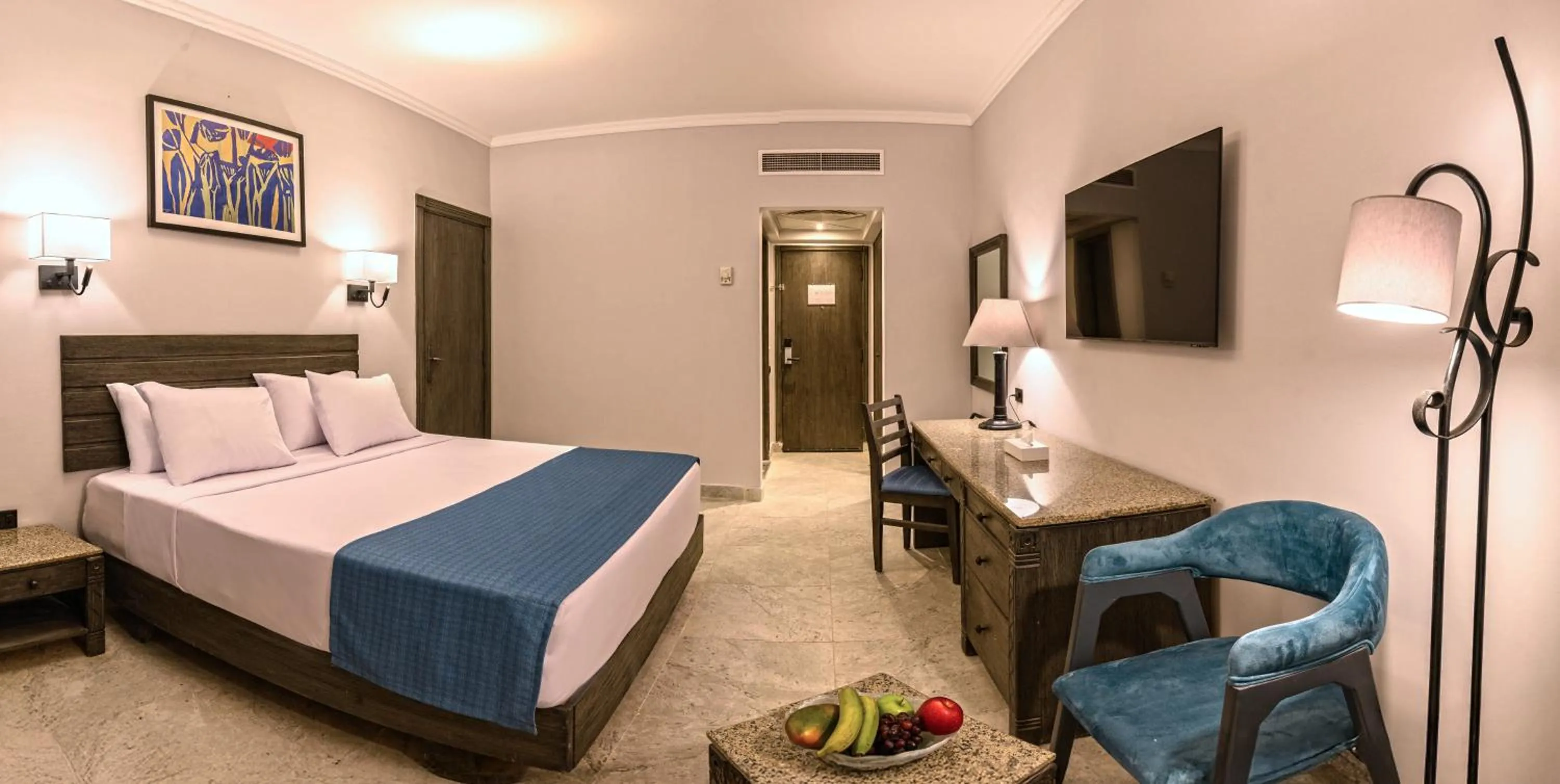 Bedroom, Bed in Invidia Coral Beach Tiran