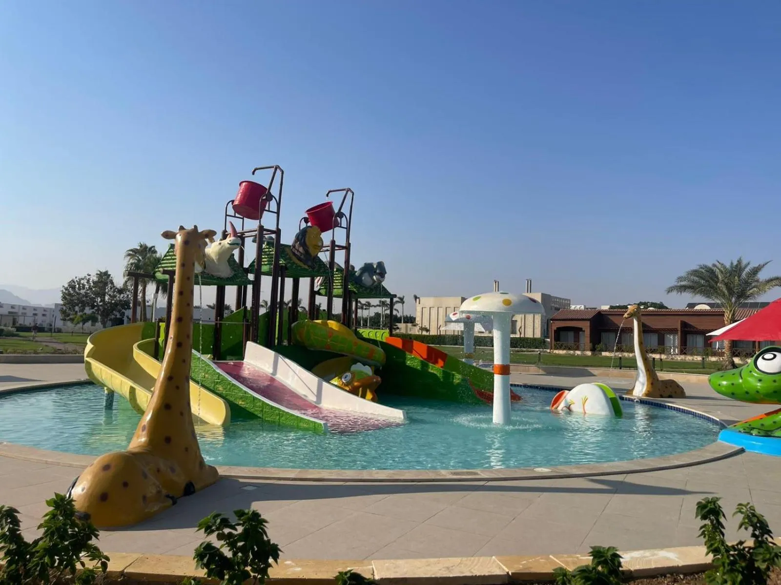 Aqua park in Invidia Coral Beach Tiran