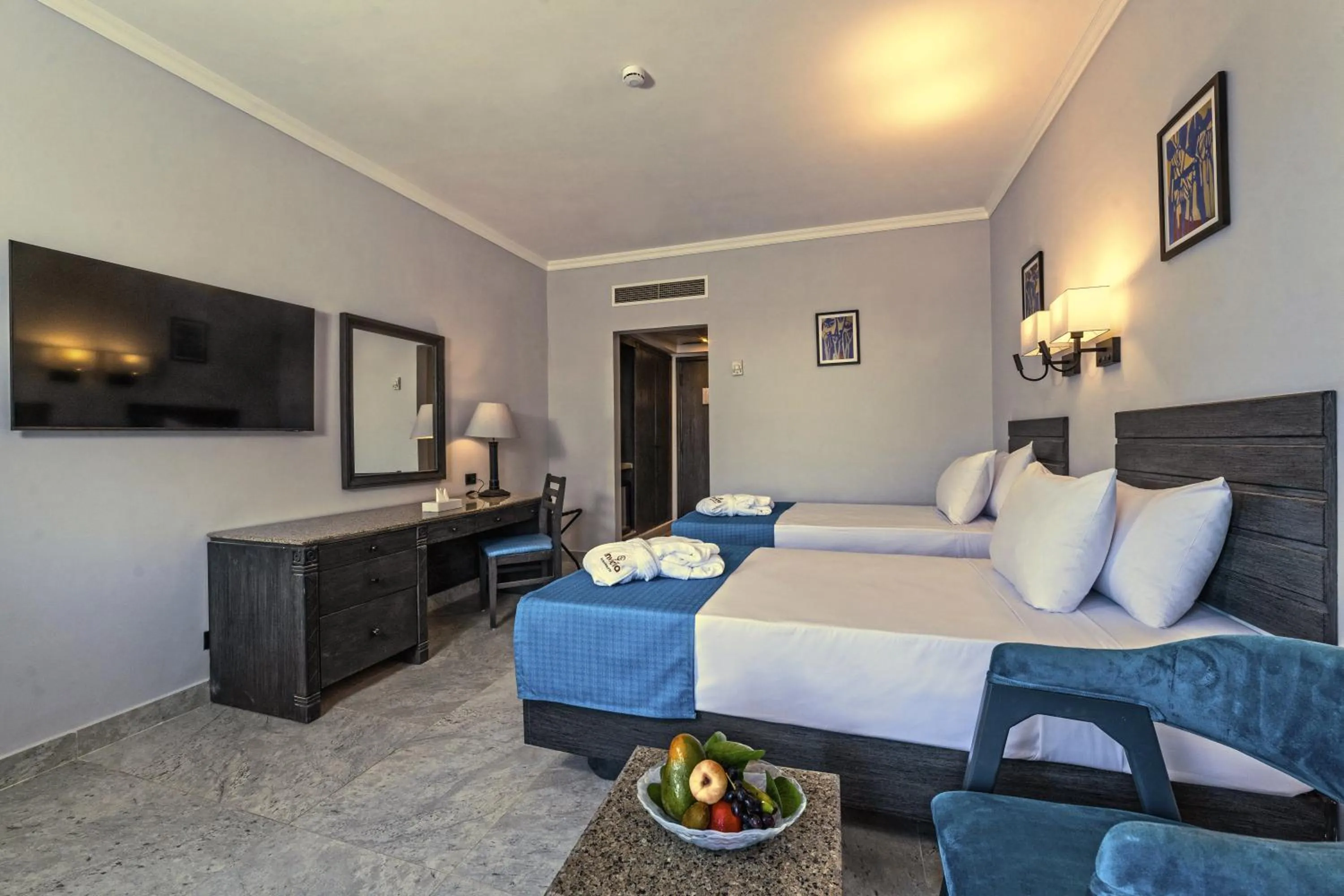 Bedroom, Bed in Invidia Coral Beach Tiran