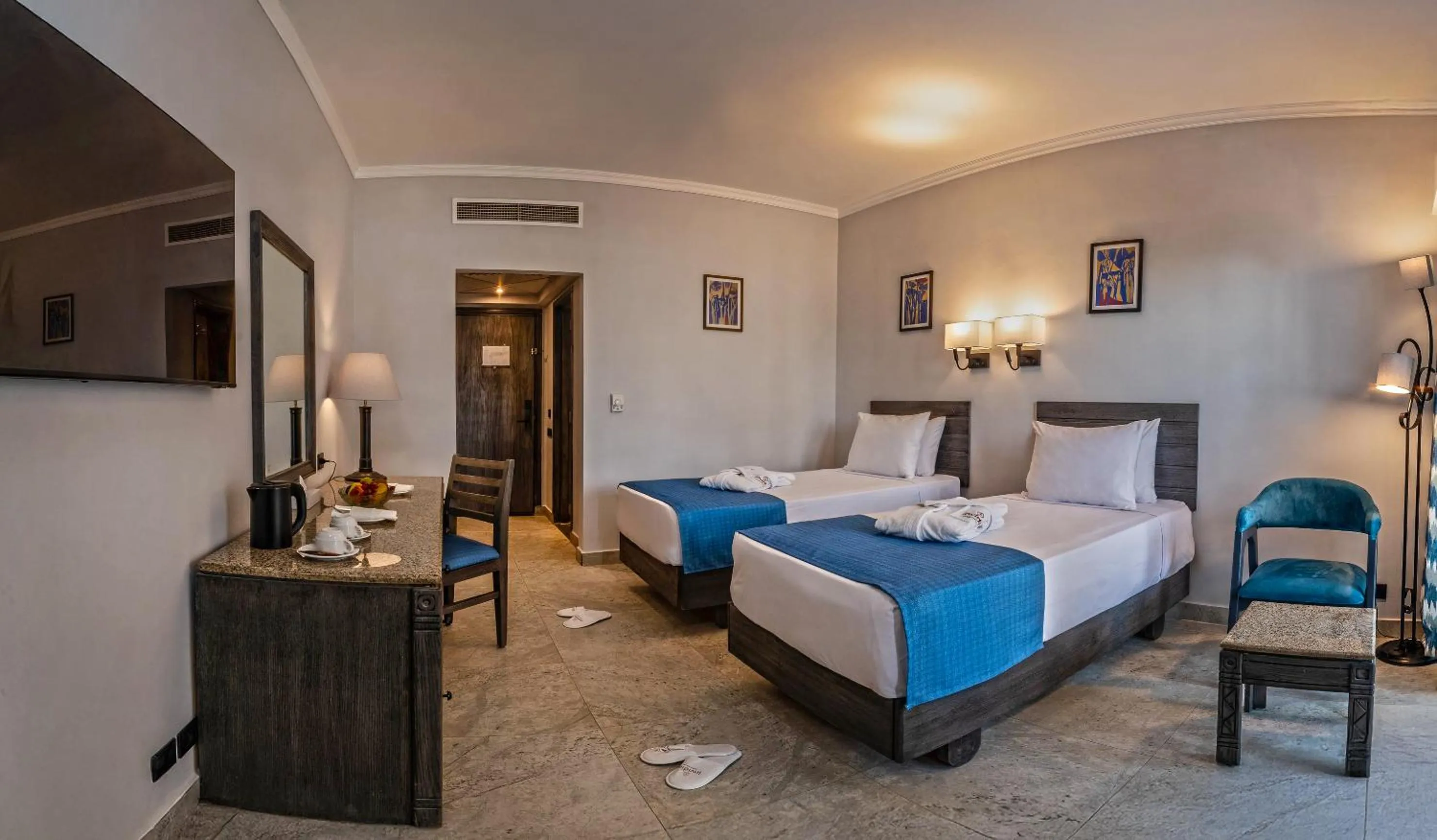 Bedroom, Bed in Invidia Coral Beach Tiran