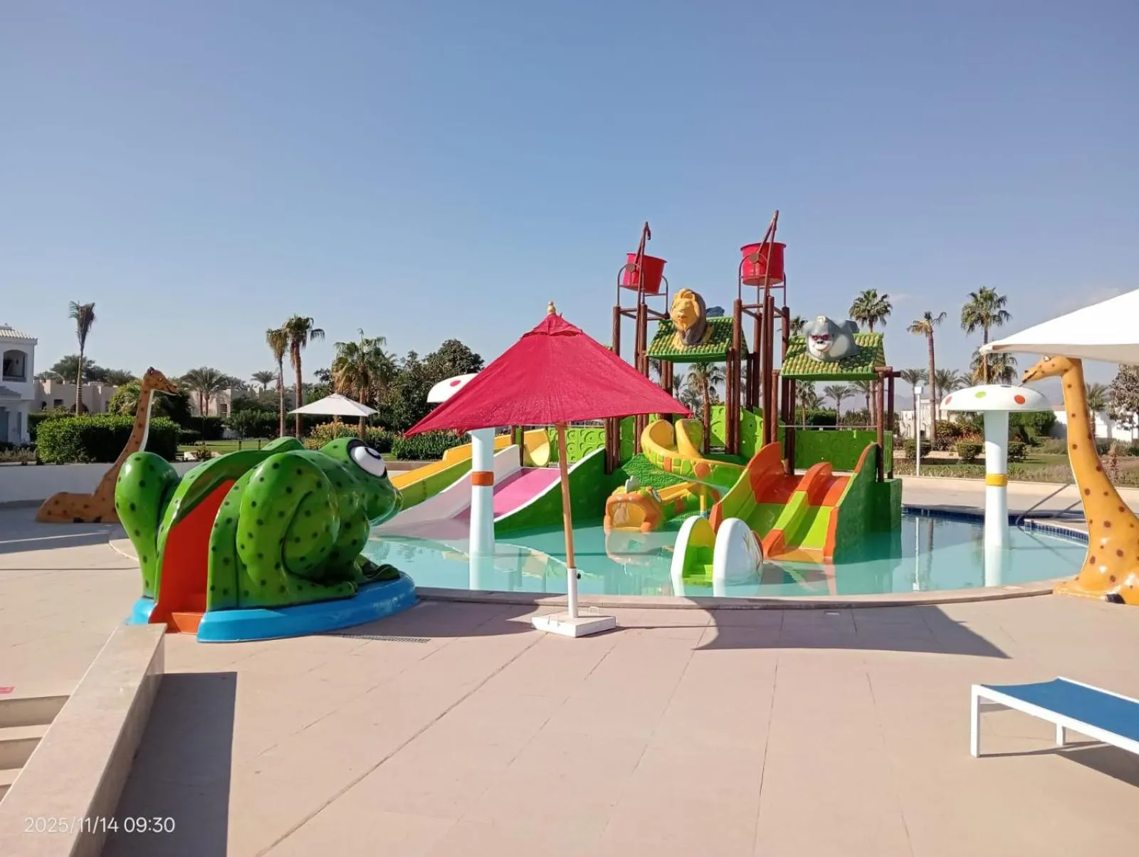 Aqua park in Invidia Coral Beach Tiran