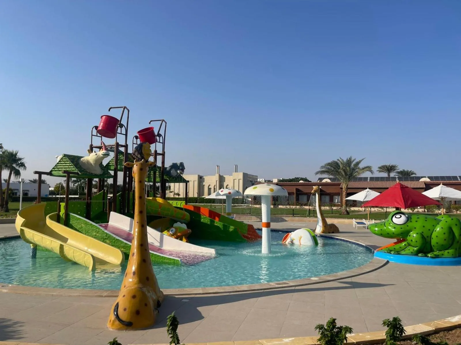 Aqua park in Invidia Coral Beach Tiran