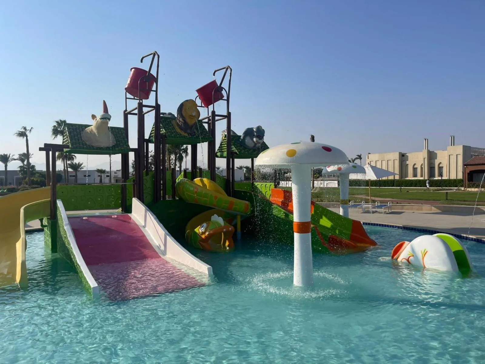 Aqua park in Invidia Coral Beach Tiran