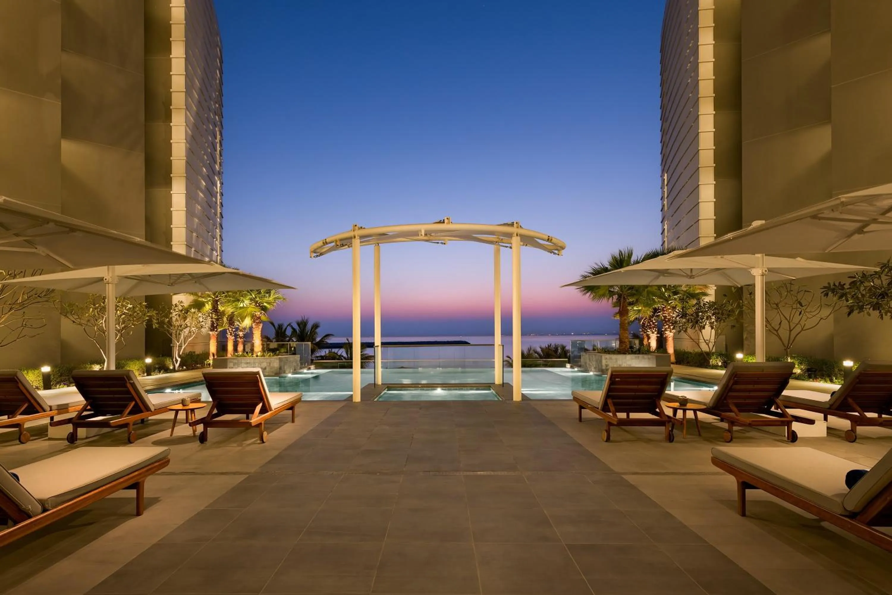 Swimming pool in voco Muscat Al Mouj by IHG