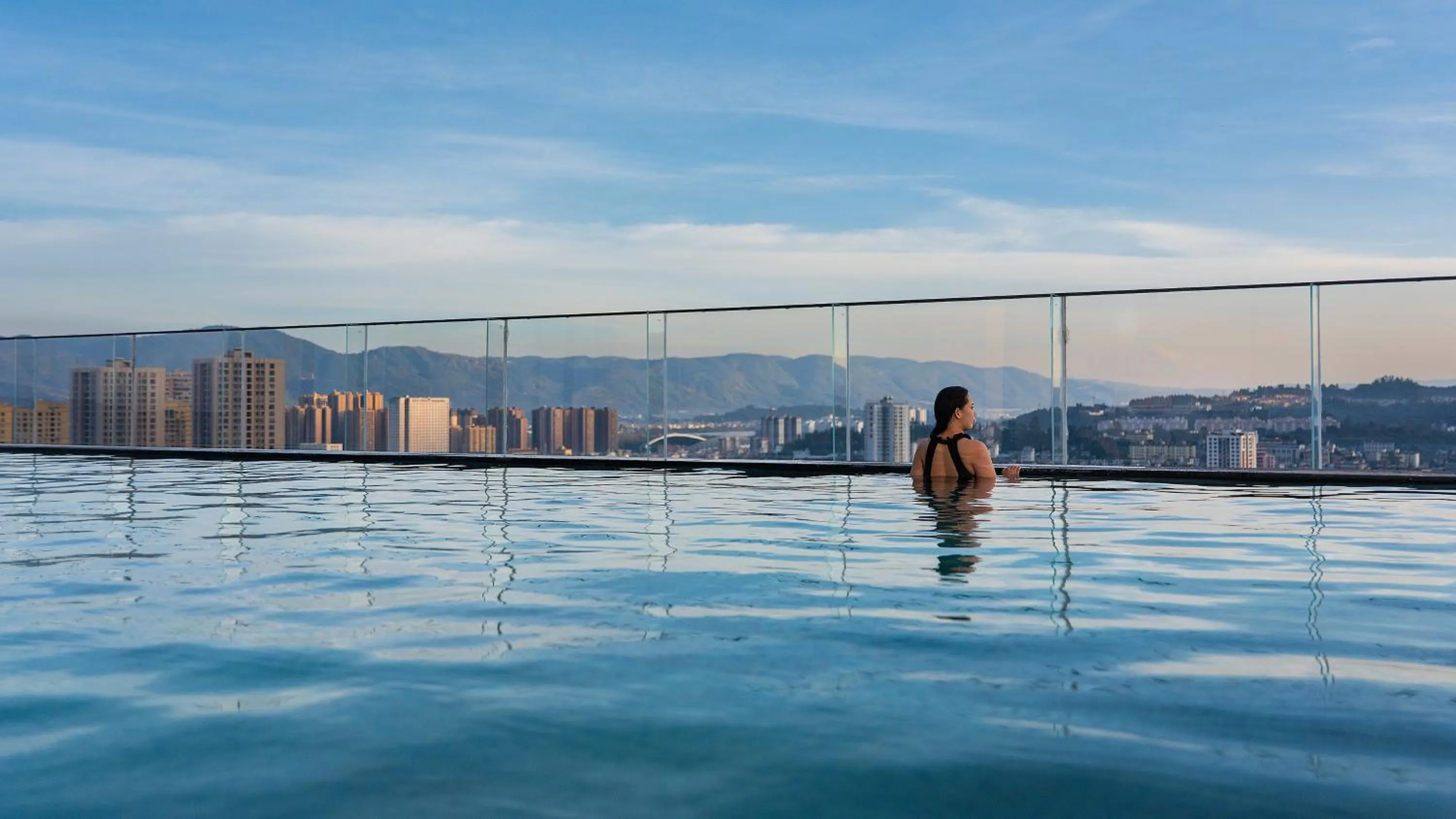 Swimming pool in Holiday Inn Express Kunming Yiliang Center by IHG