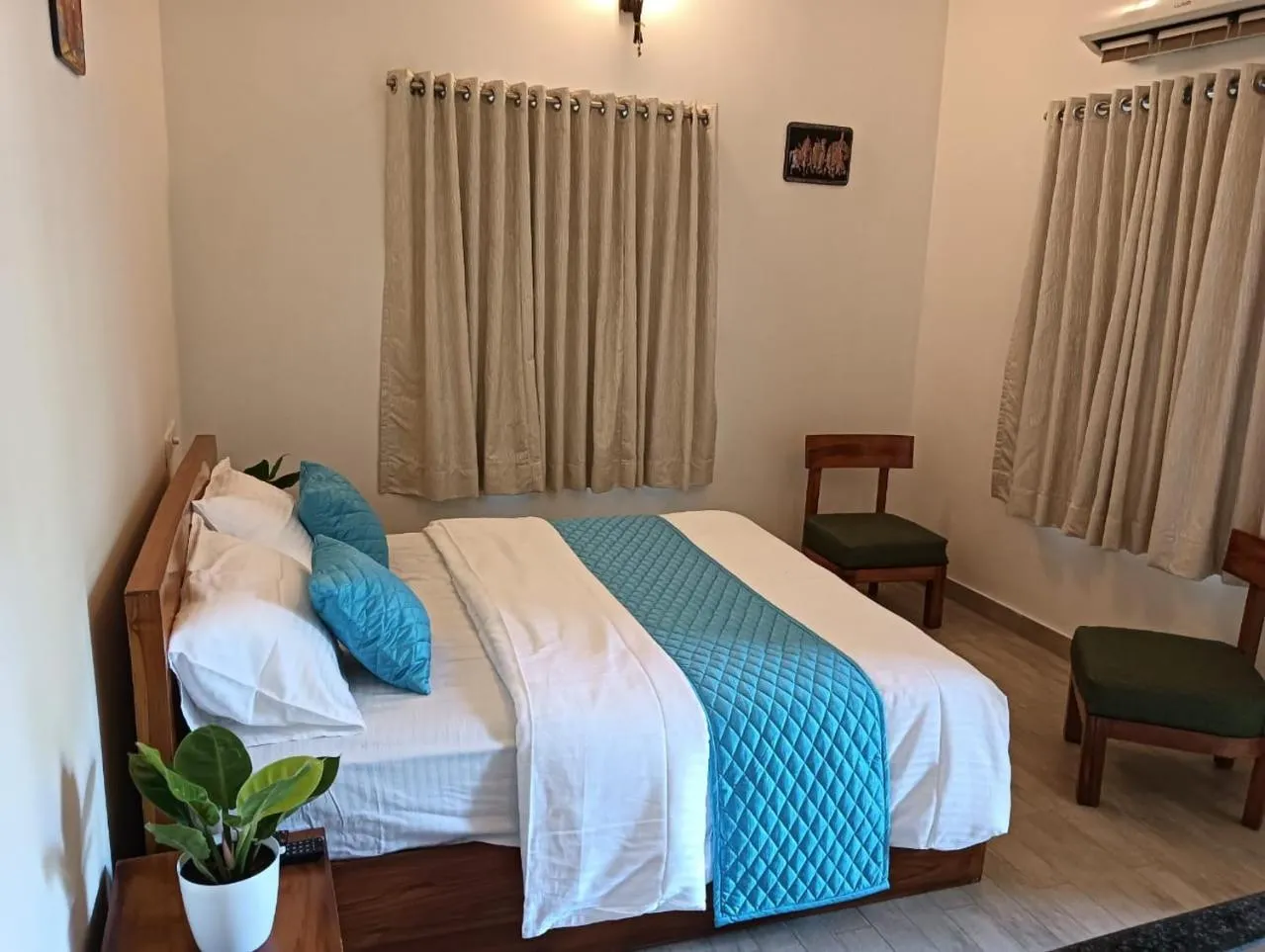 Bed in Om Villa