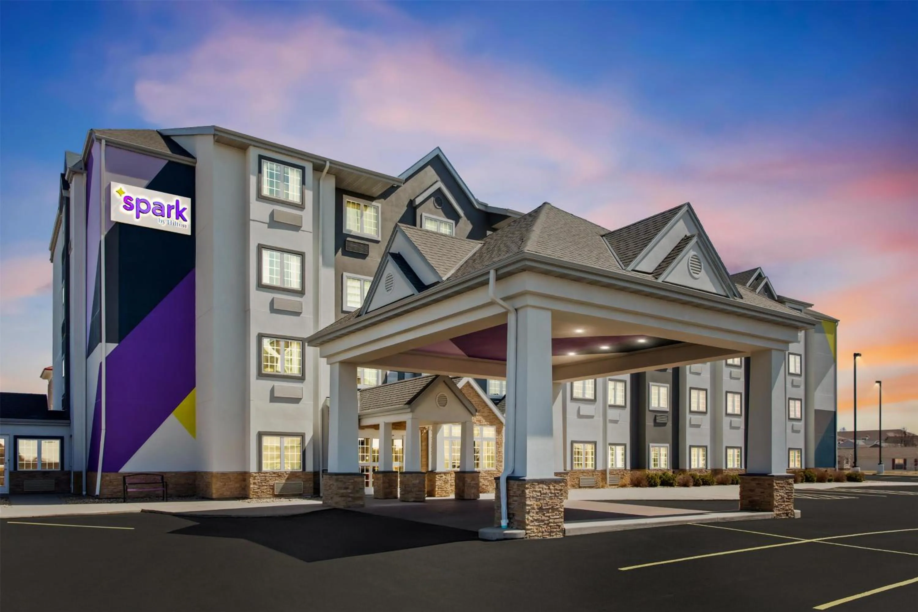 Property building in Spark by Hilton Rochester South