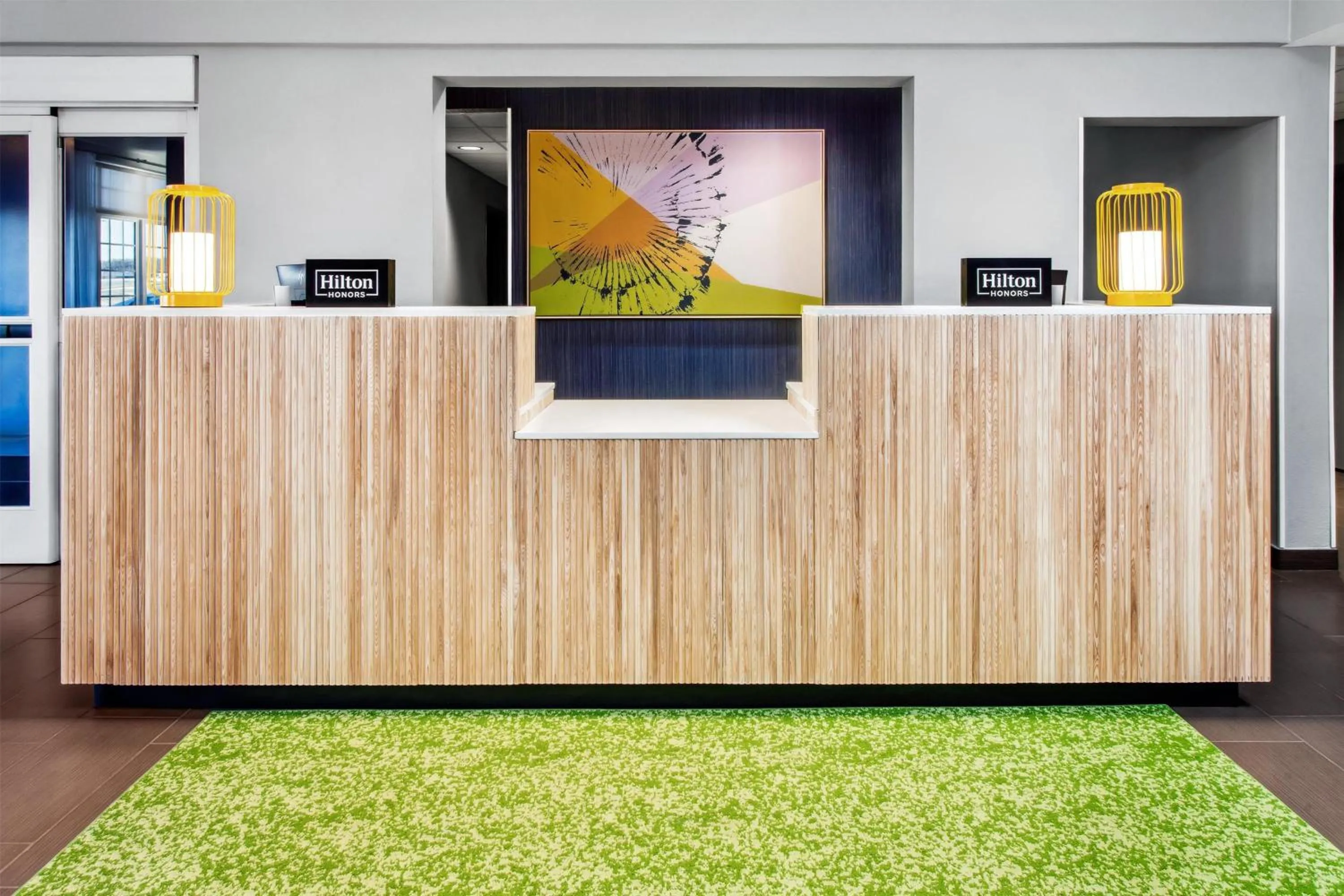 Lobby or reception in Spark by Hilton Rochester South