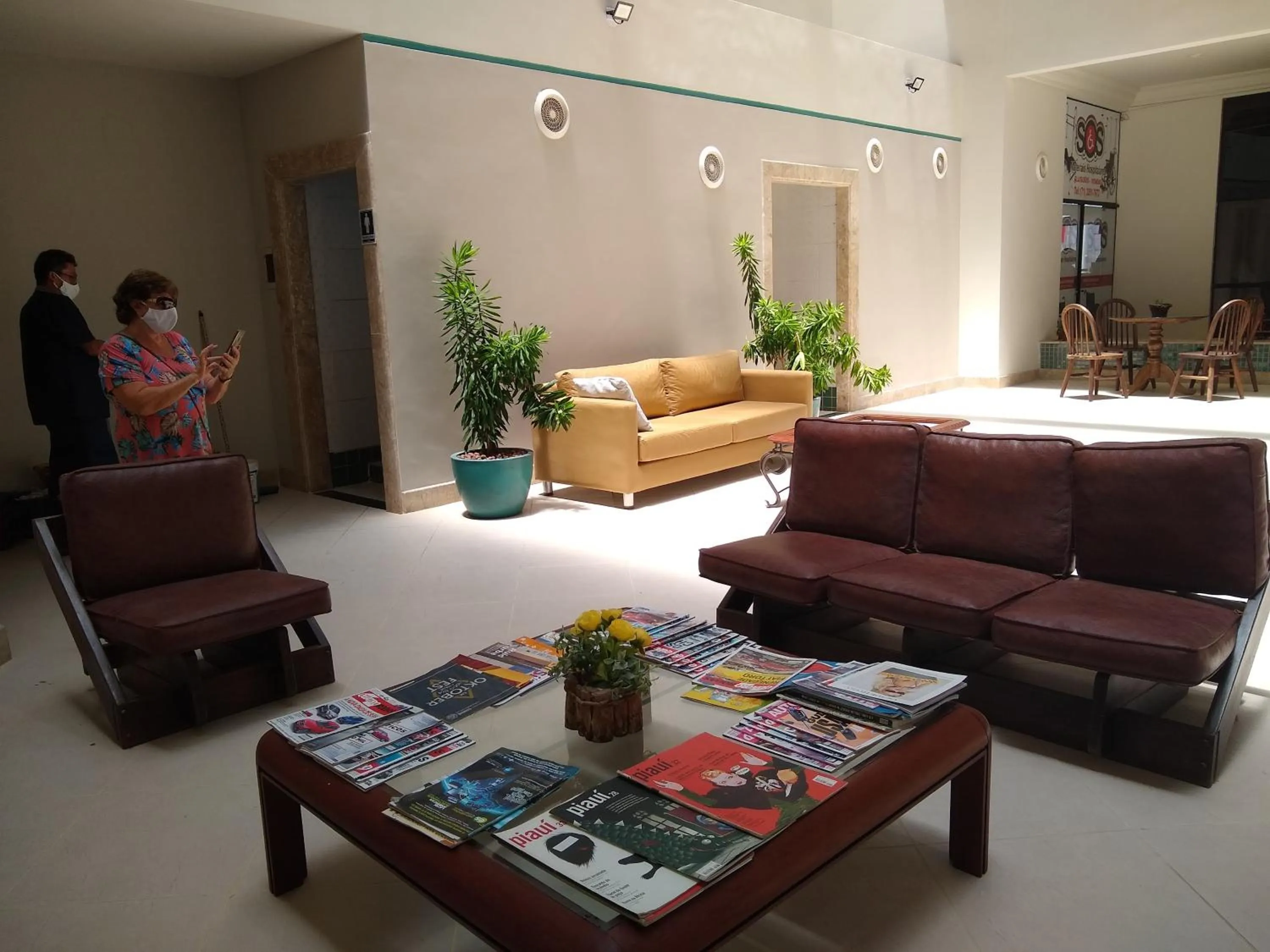 Living room in Flat na Praia do Farol da Barra