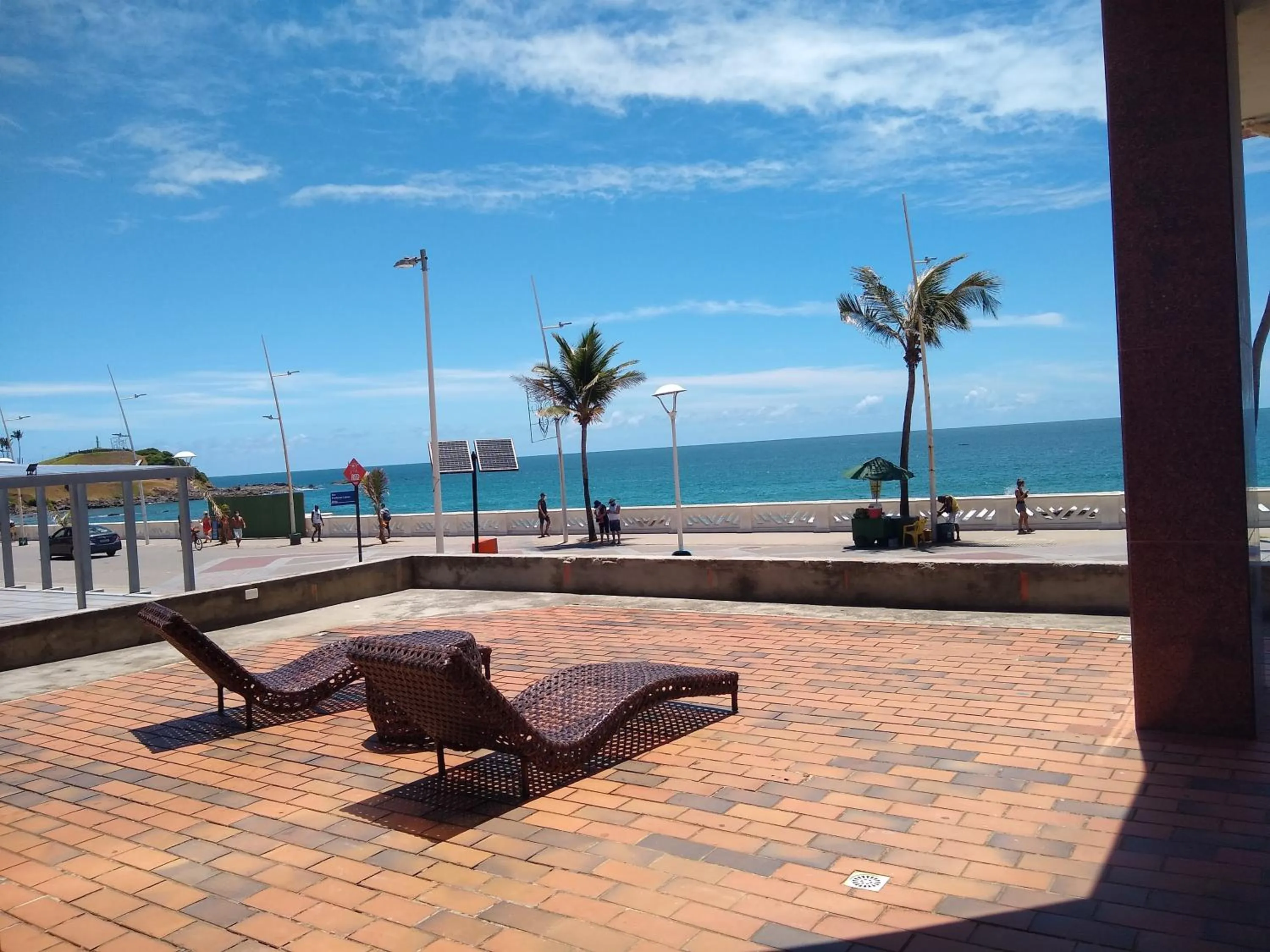 Natural landscape in Flat na Praia do Farol da Barra