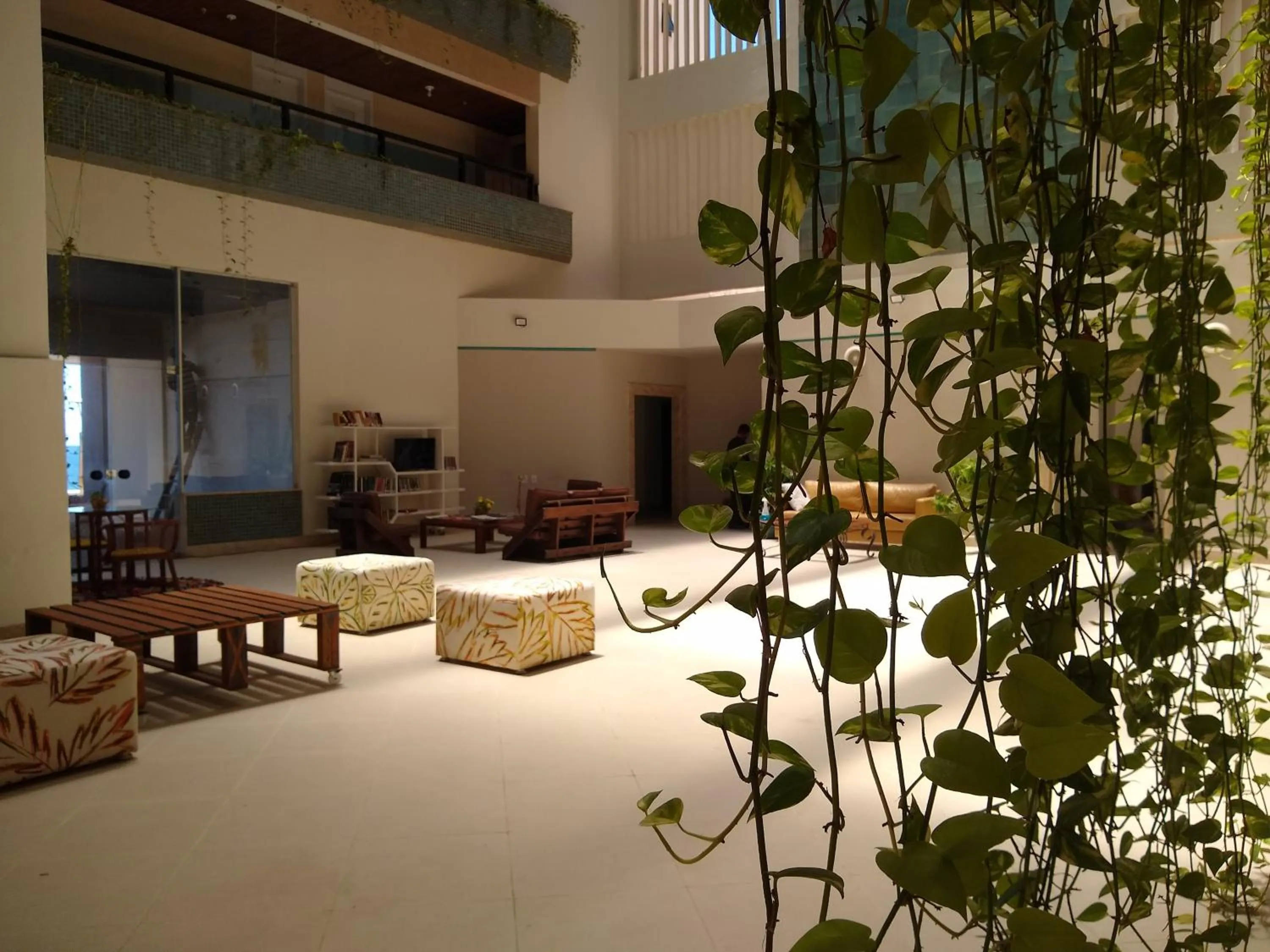 Seating area in Flat na Praia do Farol da Barra