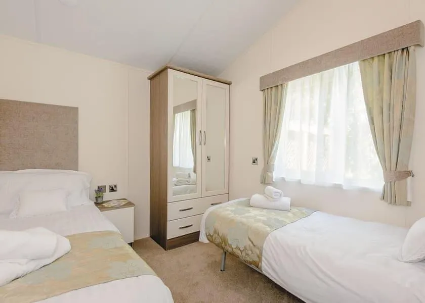 Bed in Tan Rallt Holiday Park & Spa