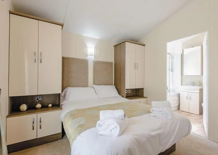 Bed in Tan Rallt Holiday Park & Spa