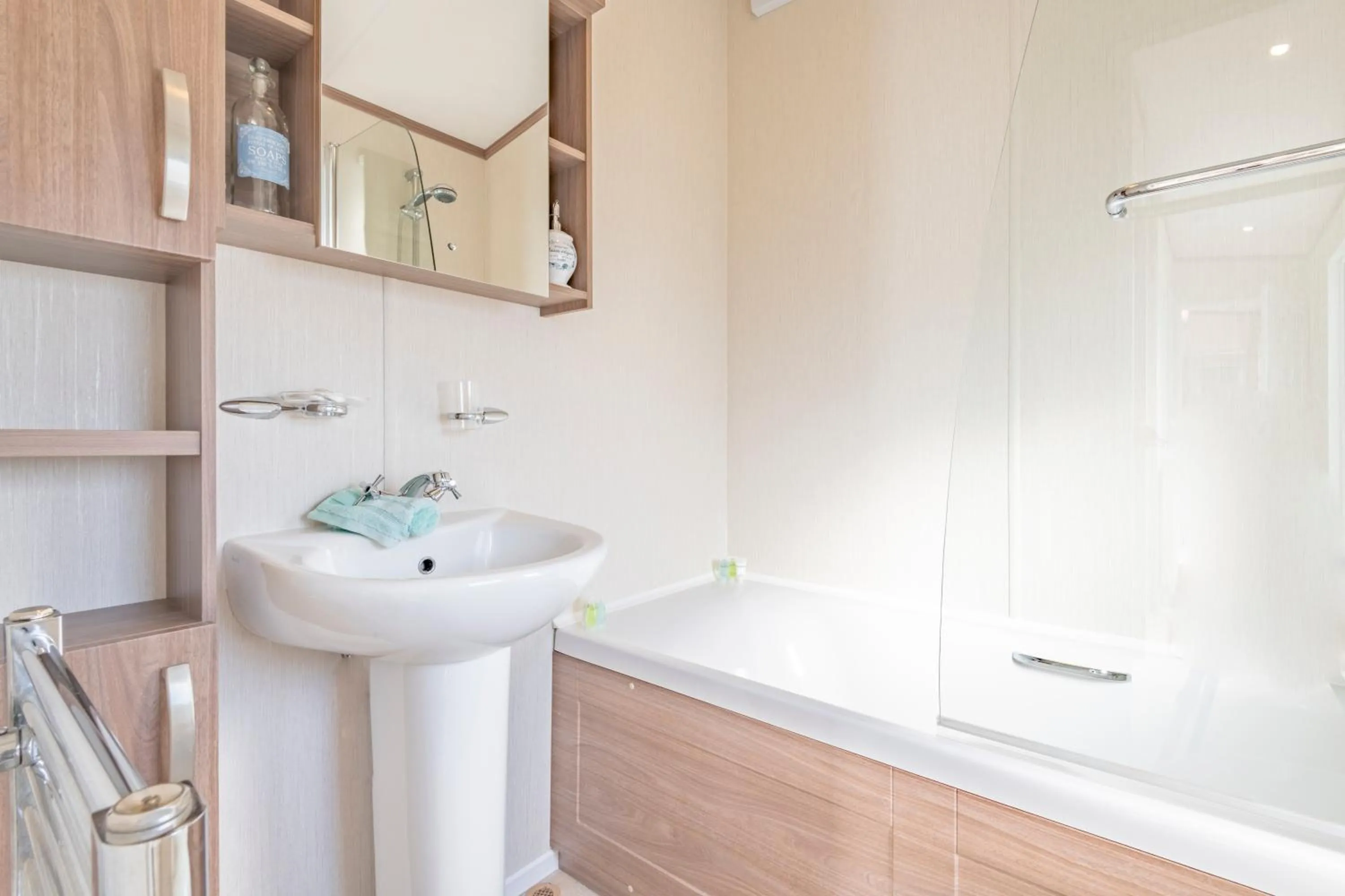 Bathroom in Tan Rallt Holiday Park & Spa