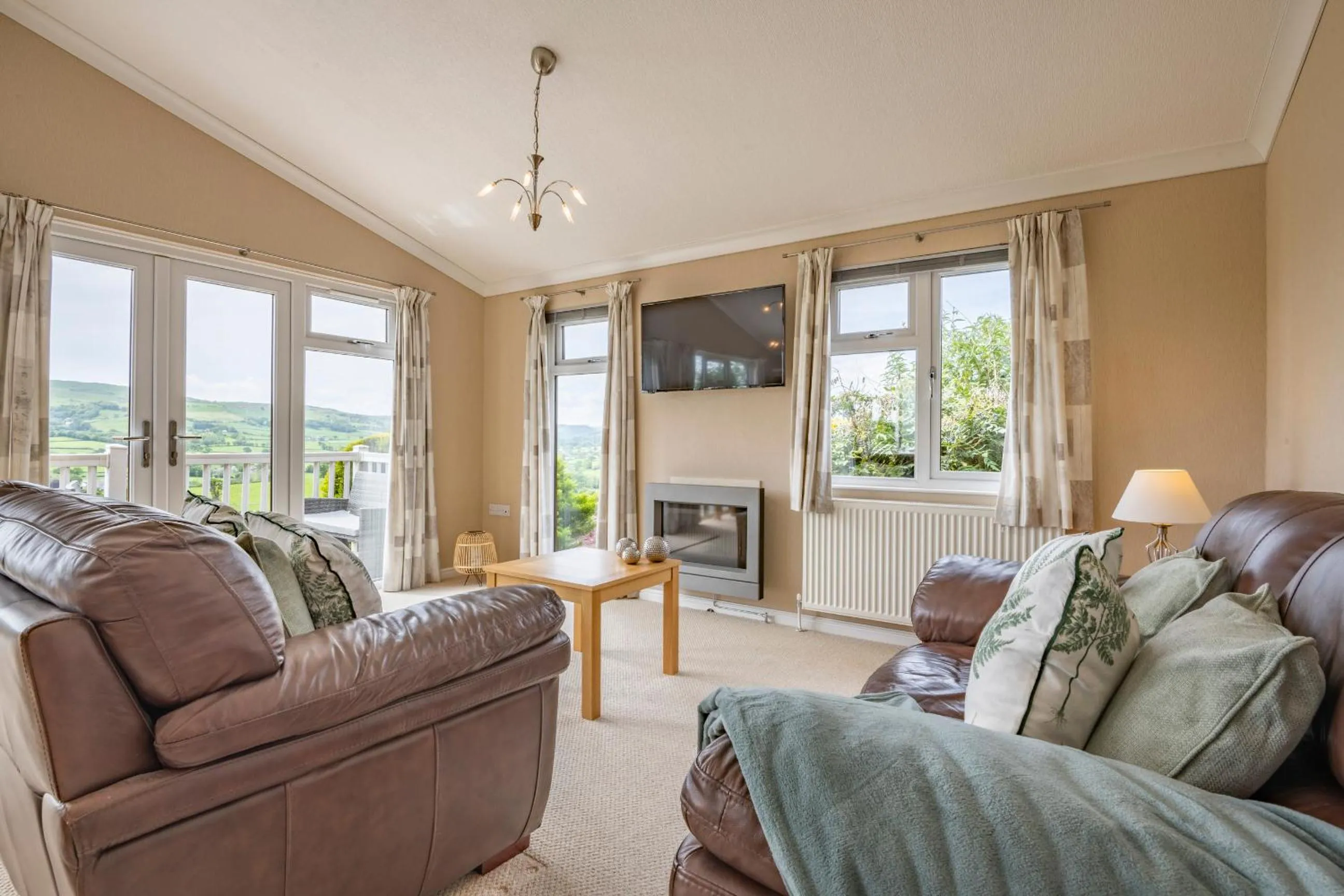 Living room in Tan Rallt Holiday Park & Spa