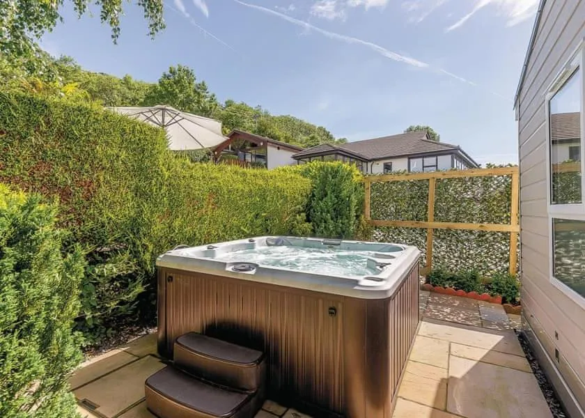 Hot Tub in Tan Rallt Holiday Park & Spa