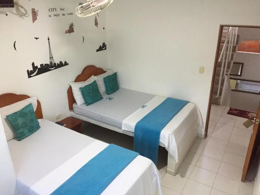 Bed in Hotel Monaco De Riohacha