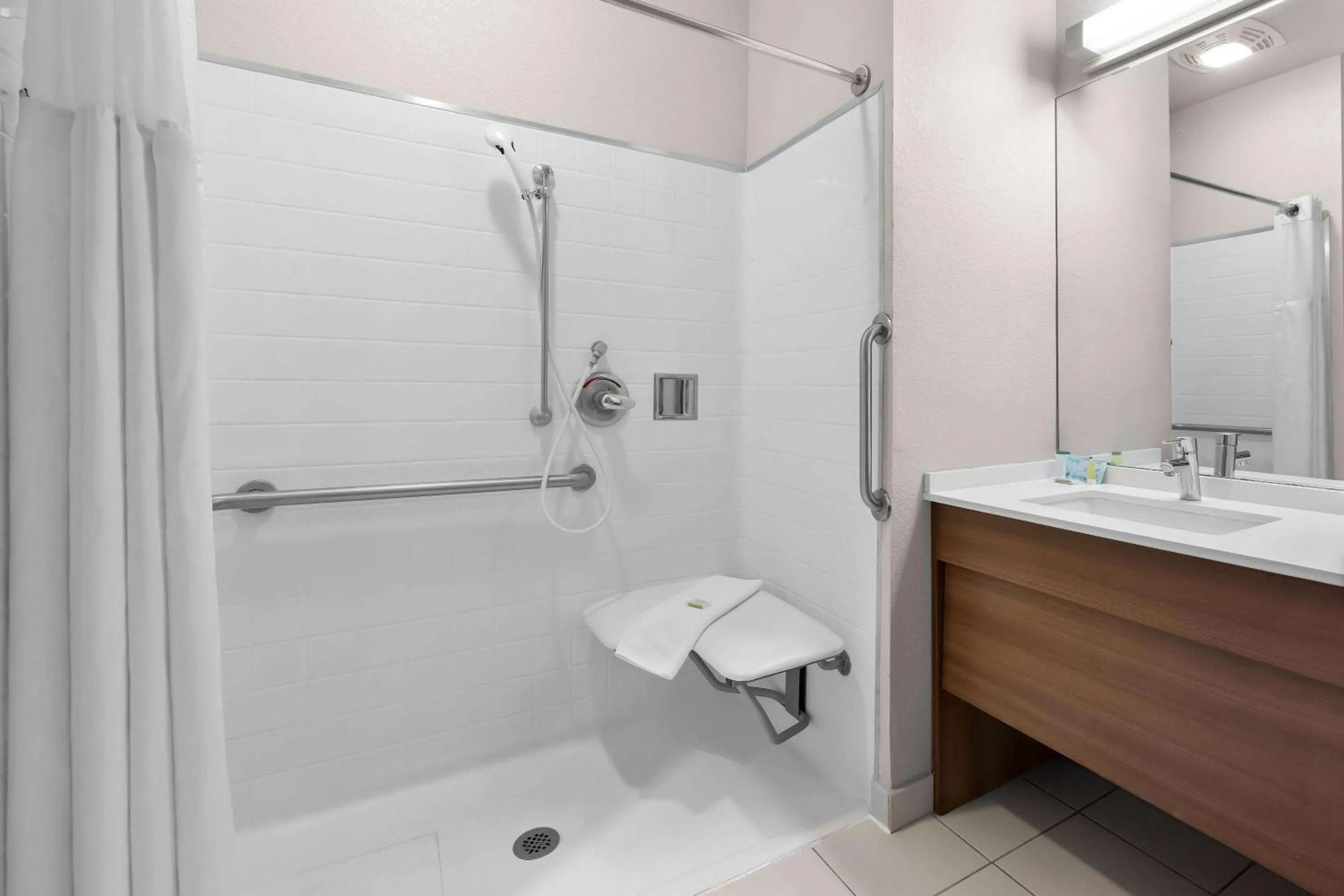 Shower in Microtel Inn & Suites by Wyndham Sweetwater
