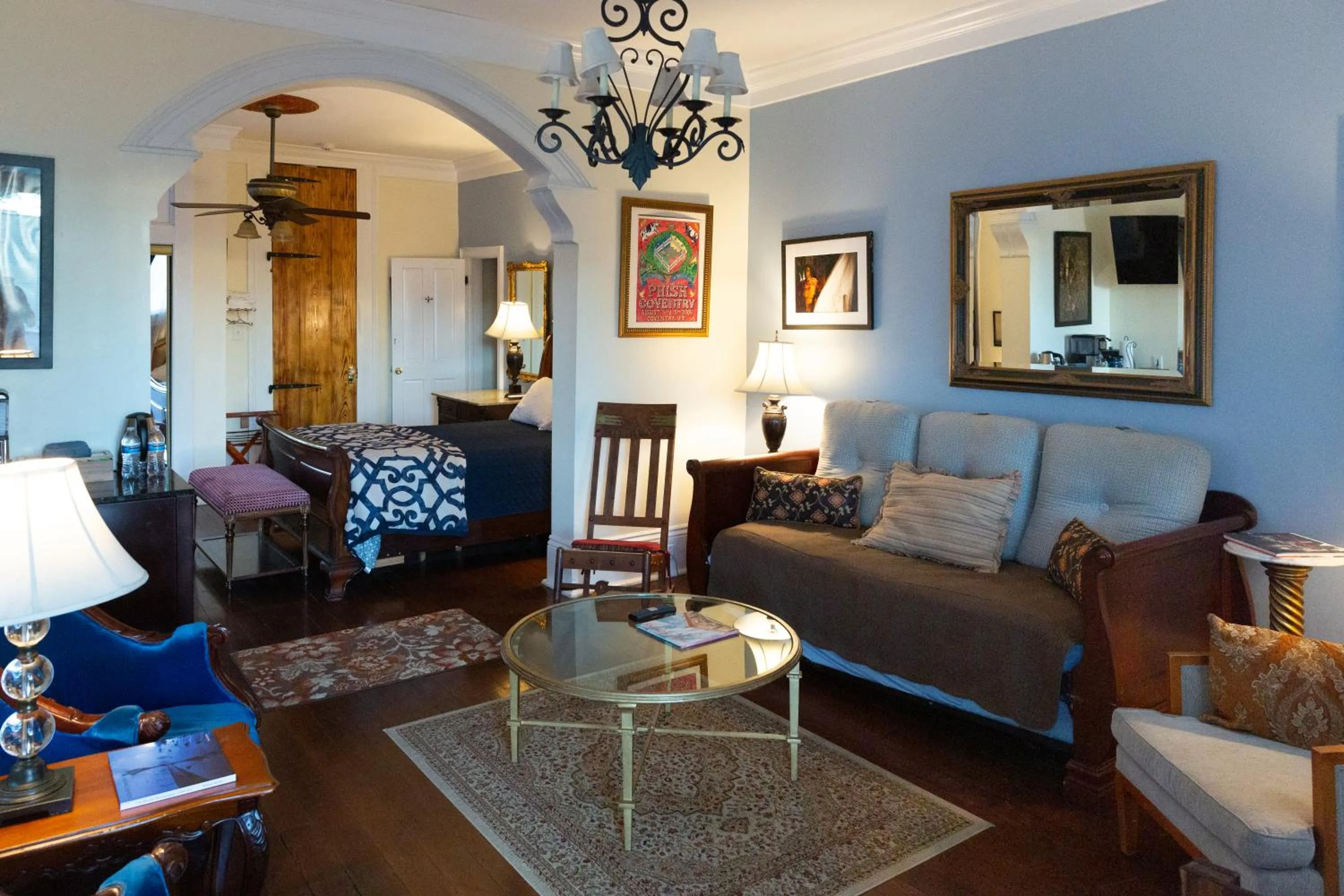 Living room in The Blue60 Marigny Inn