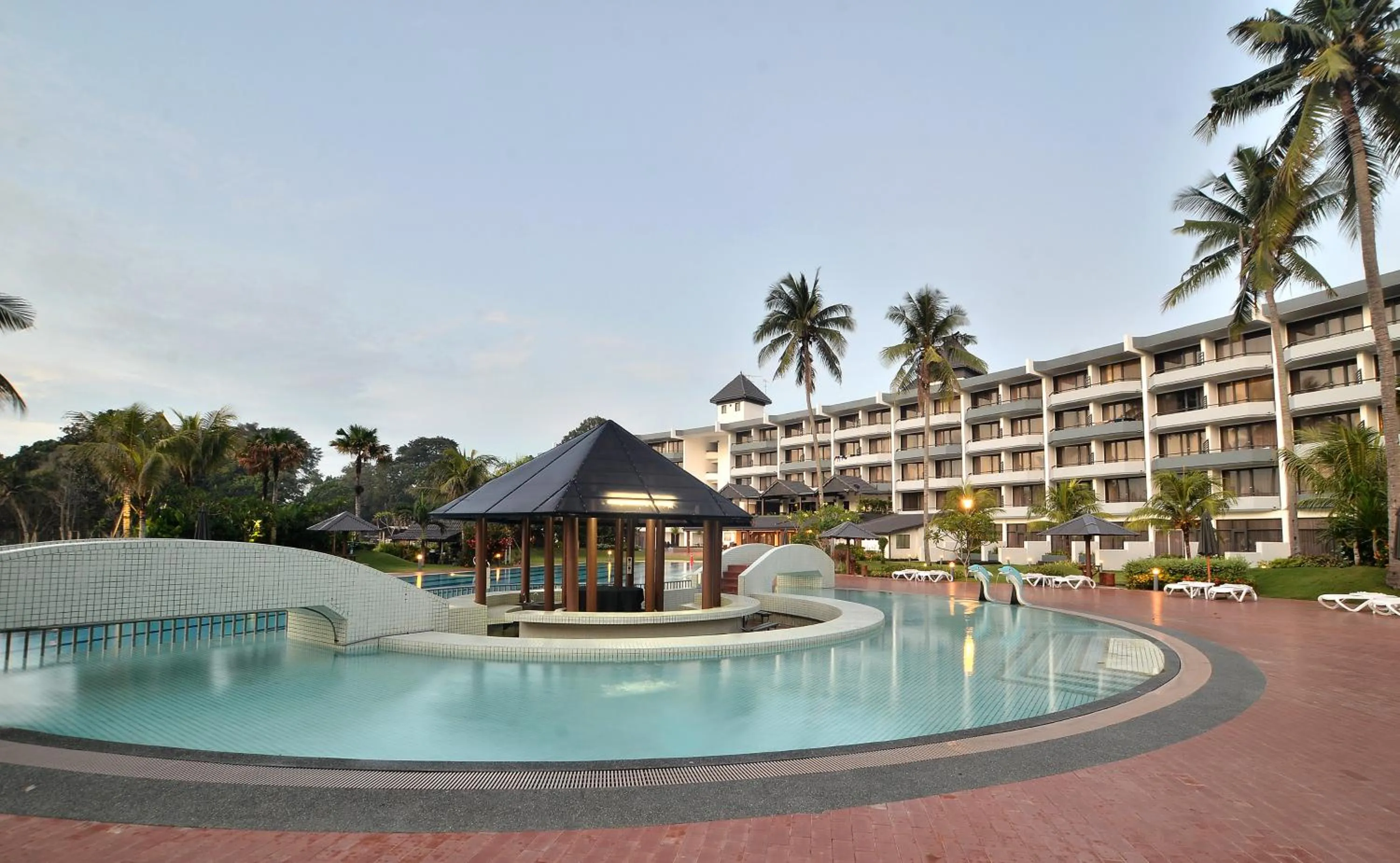 Swimming pool in Tunamaya Beach & Spa Resort- Desaru